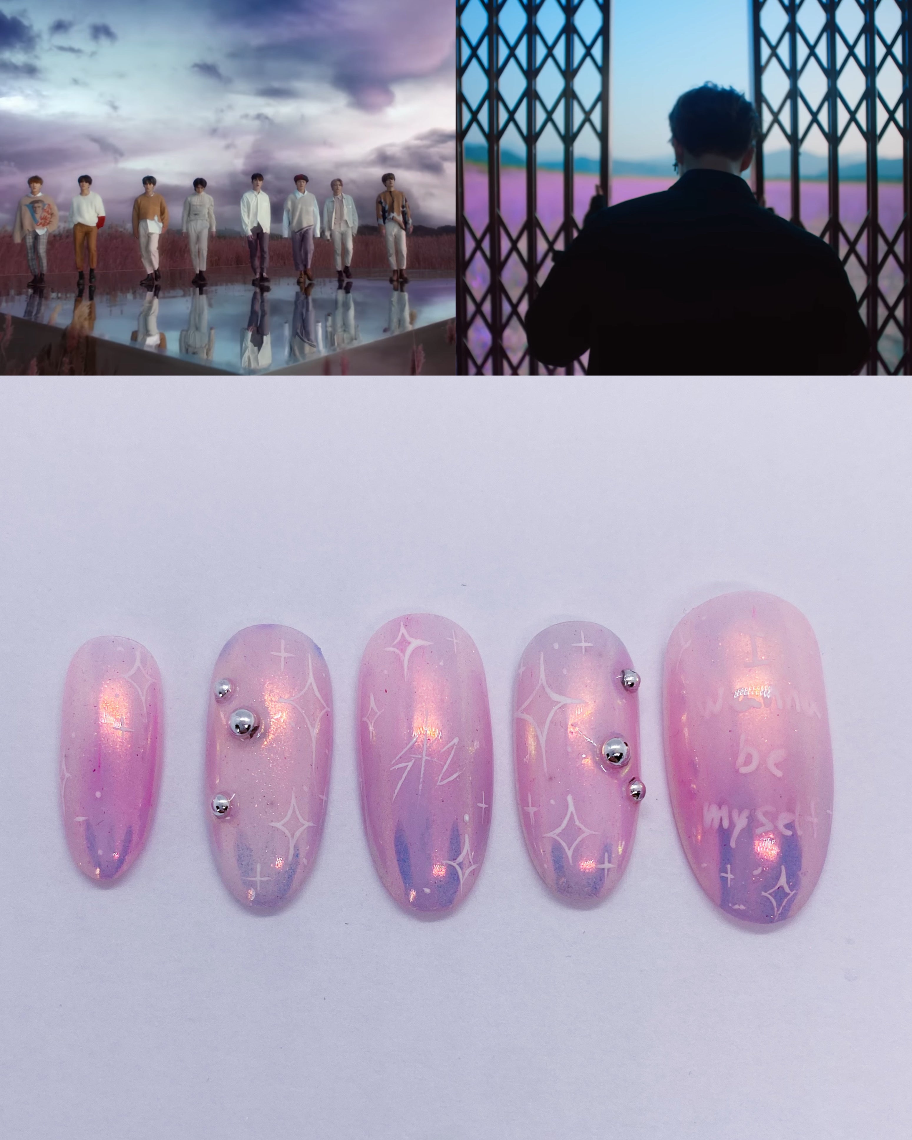 SKZ Hellevator x Levanter press on nails (Ready to claim)