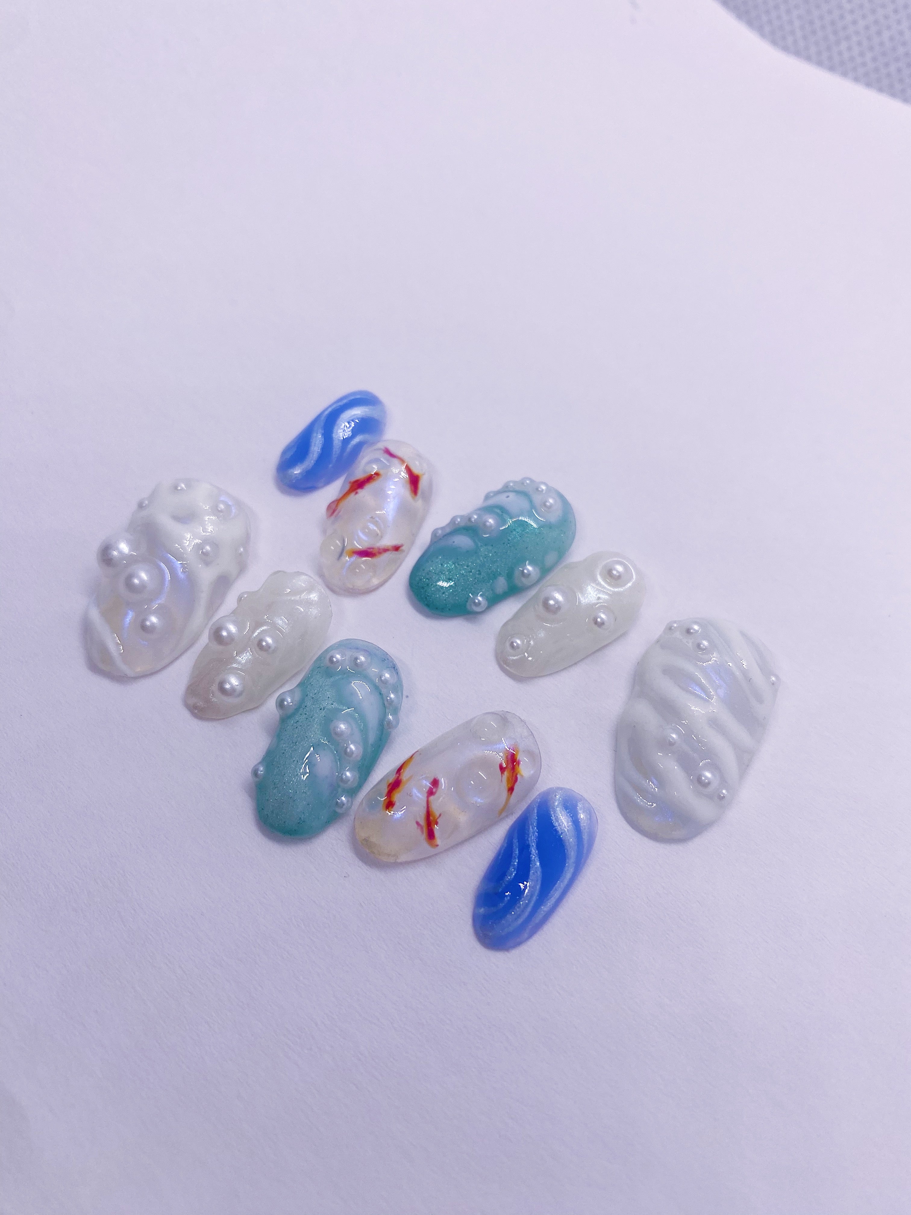 SKZ Lose my breath press on nails