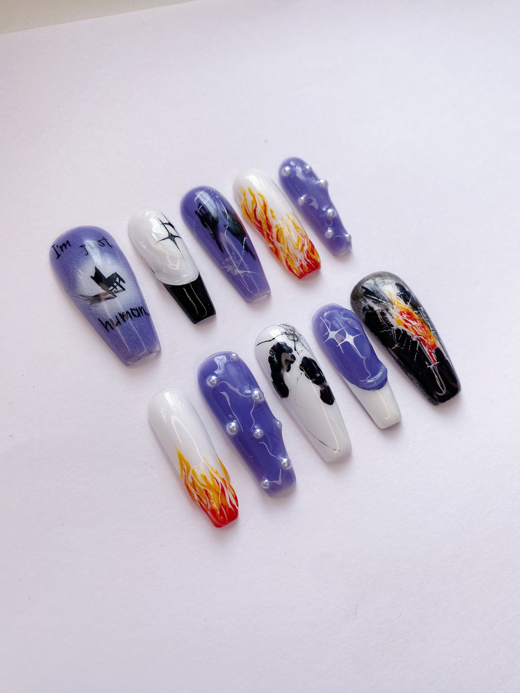 SKZ Truman press on nails