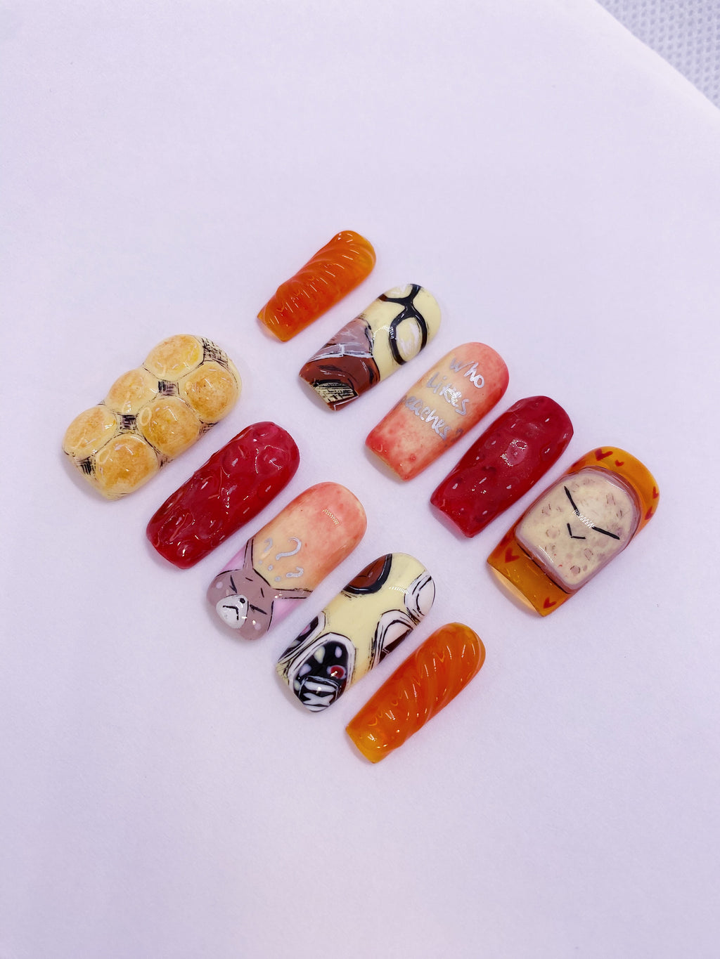 SKZ Baby-bread press on nails