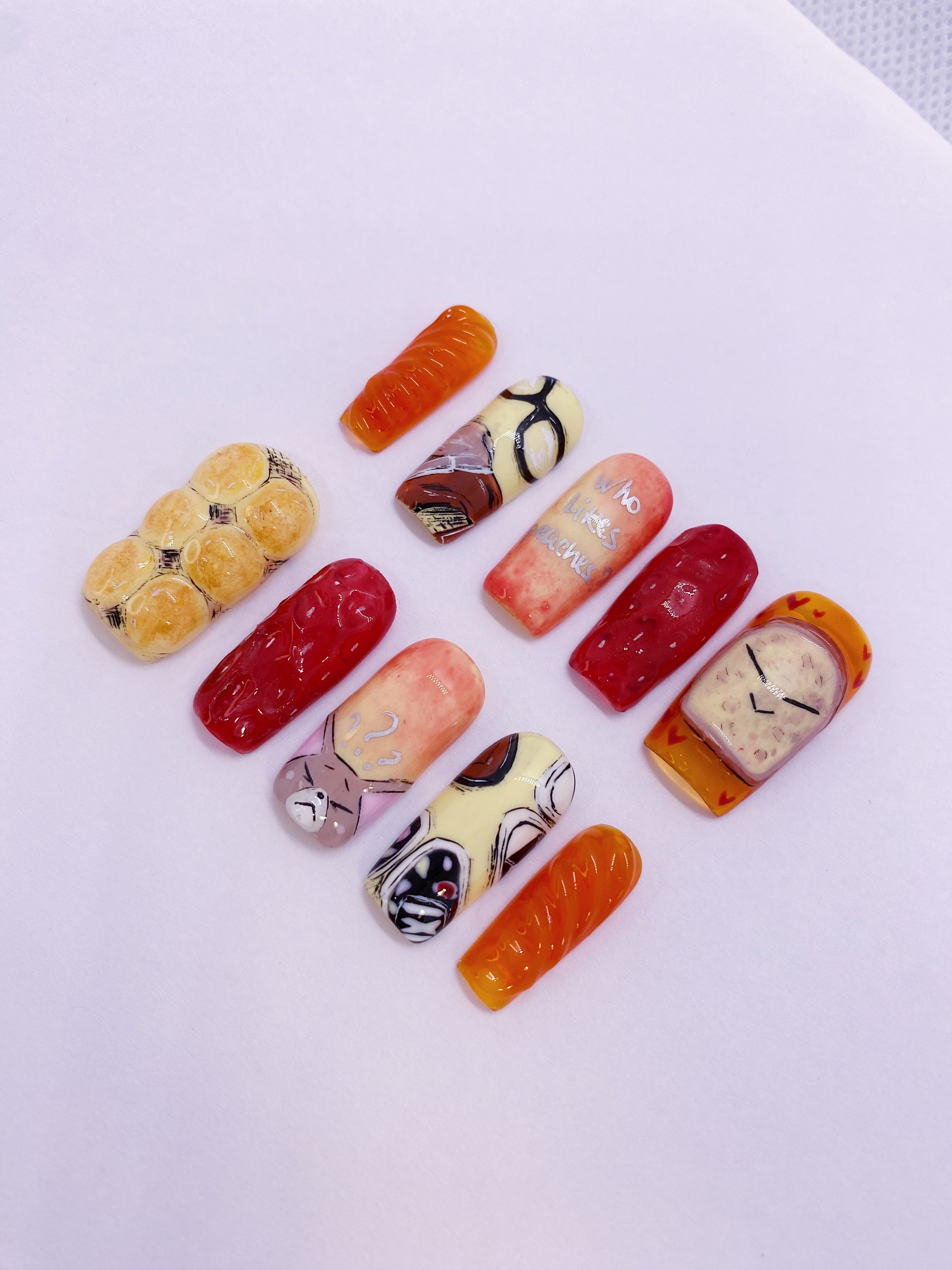 SKZ Baby-bread press on nails