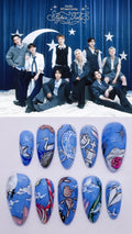 SKZ Paper Tale press on nails