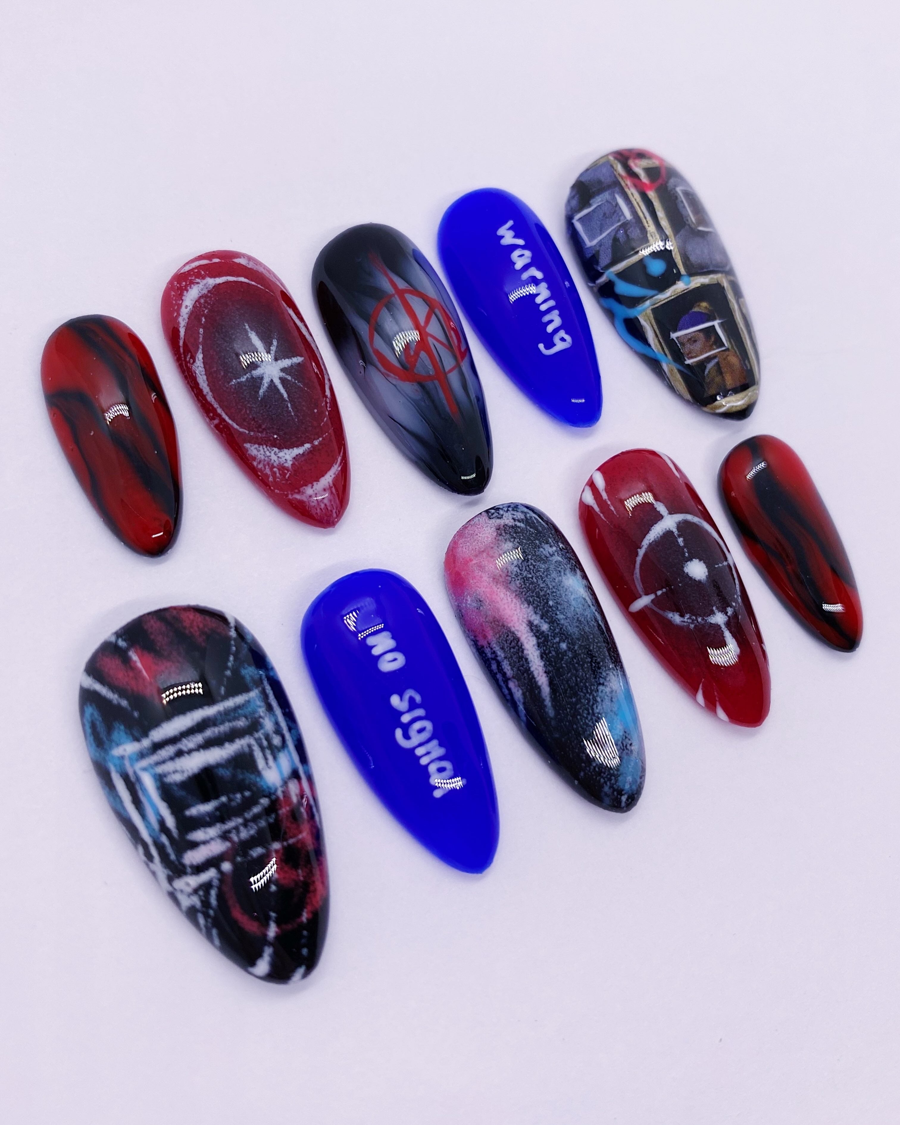 SKZ Chk Chk Boom press on nails