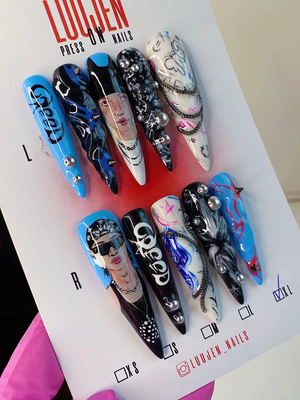 Custom nails WITH YOUR BIAS