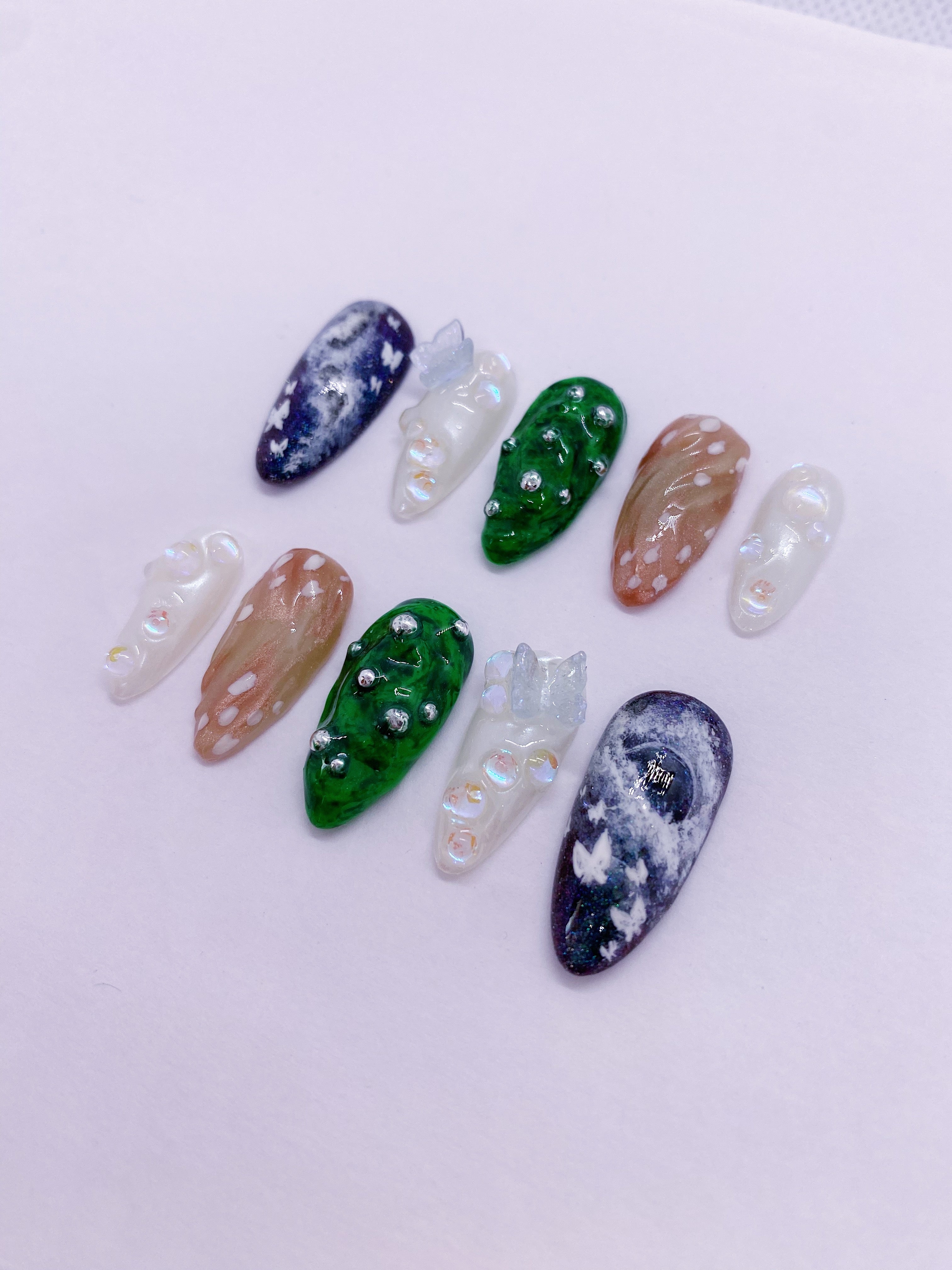 Babymonster SUPA DUPA LUV press on nails