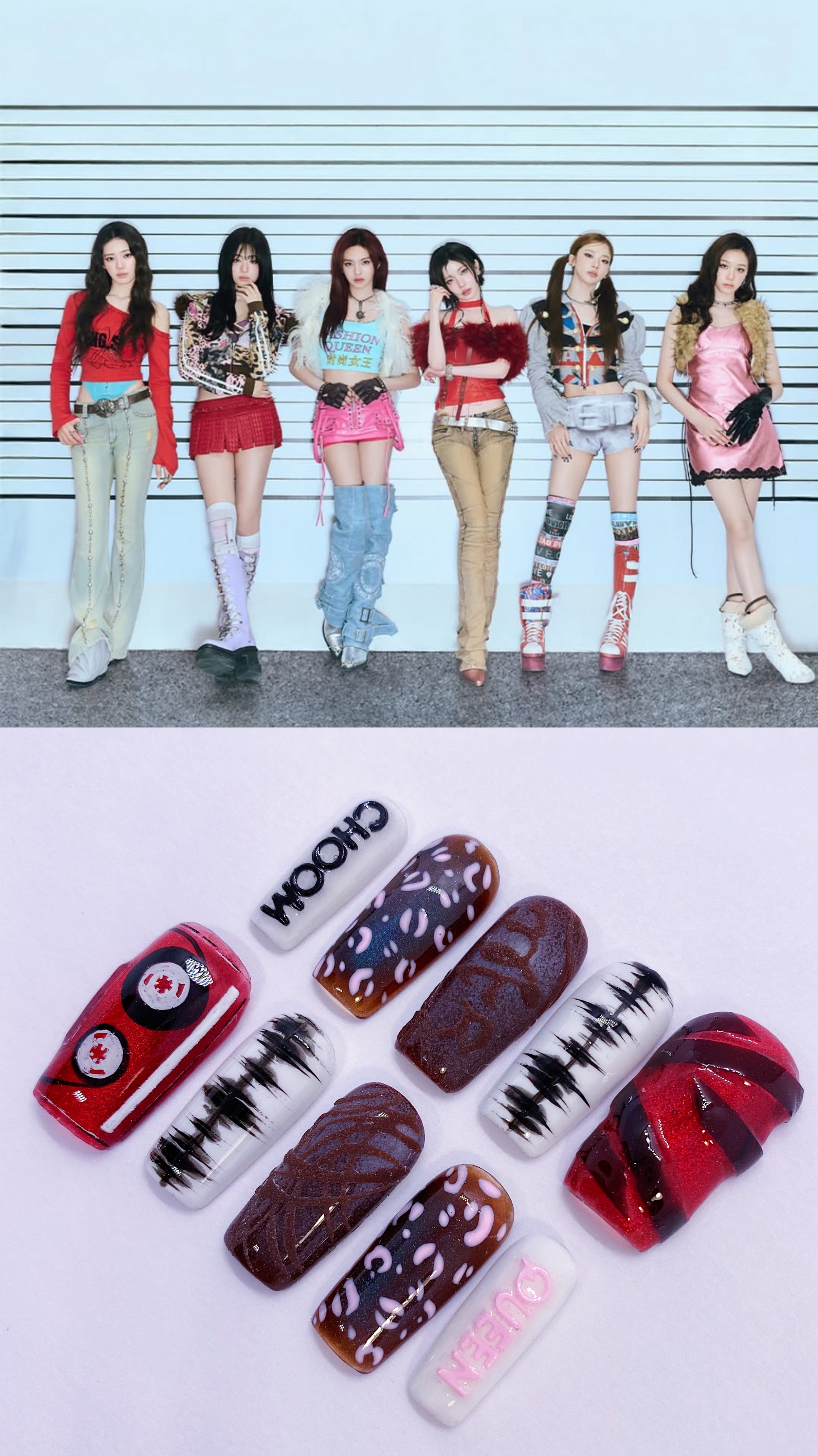 Babymonster CHOOM press on nails