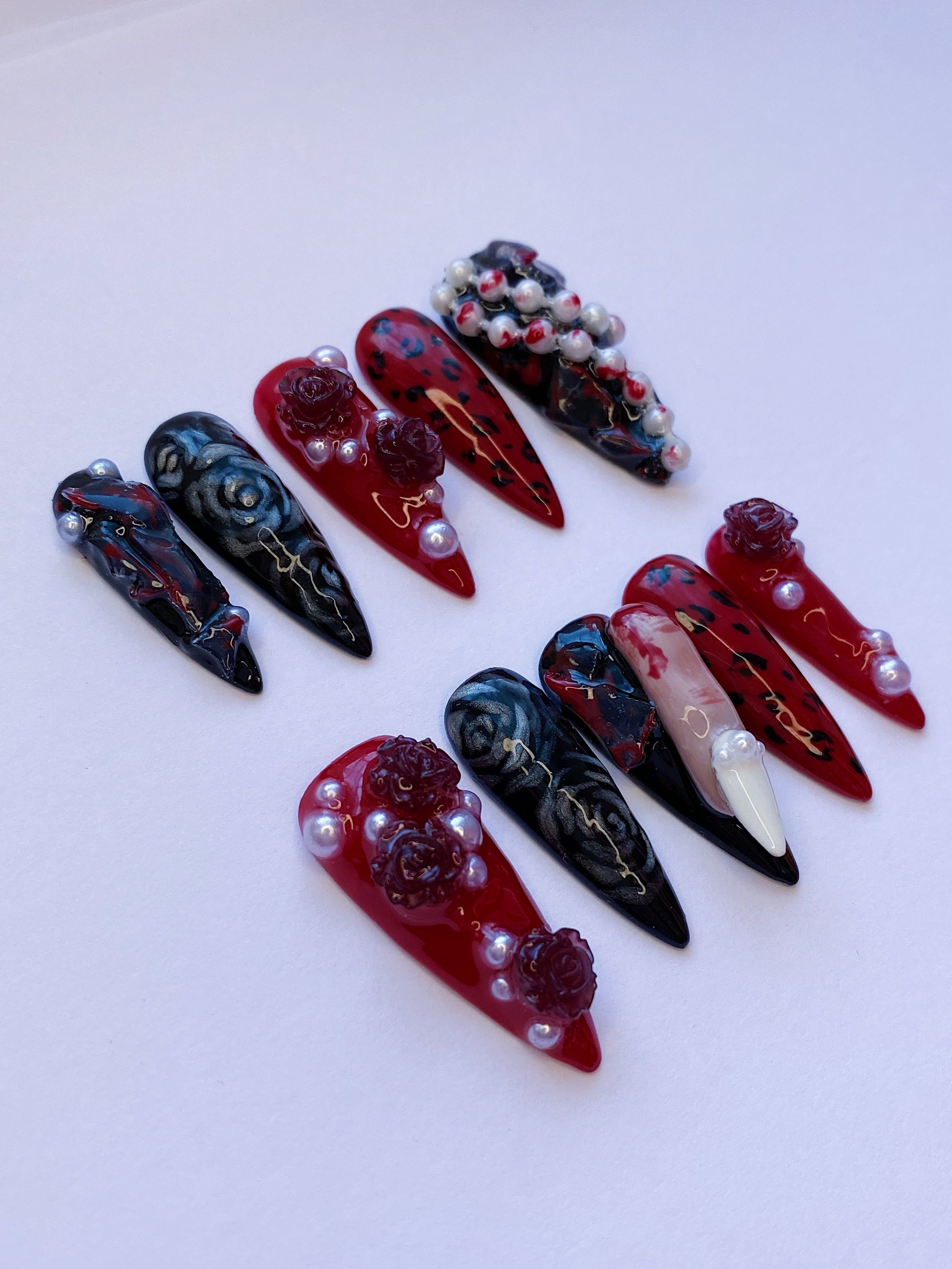 KATSEYE Gabriela press on nails