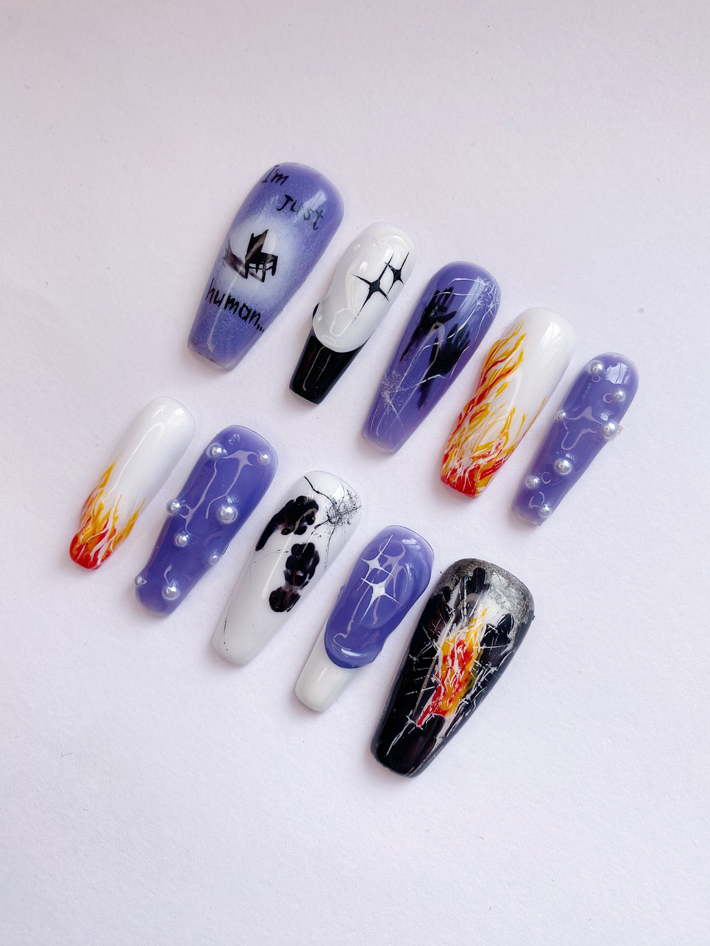 SKZ Truman press on nails