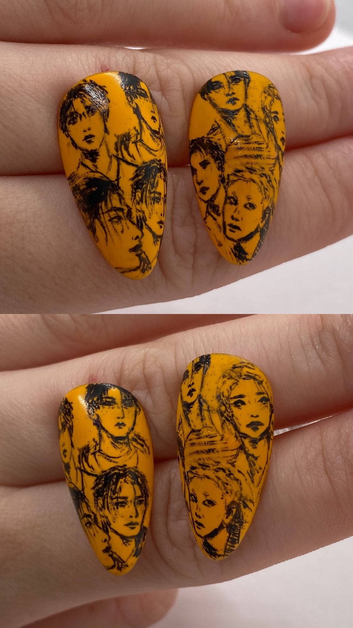 SKZ This&That album concept version press on nails
