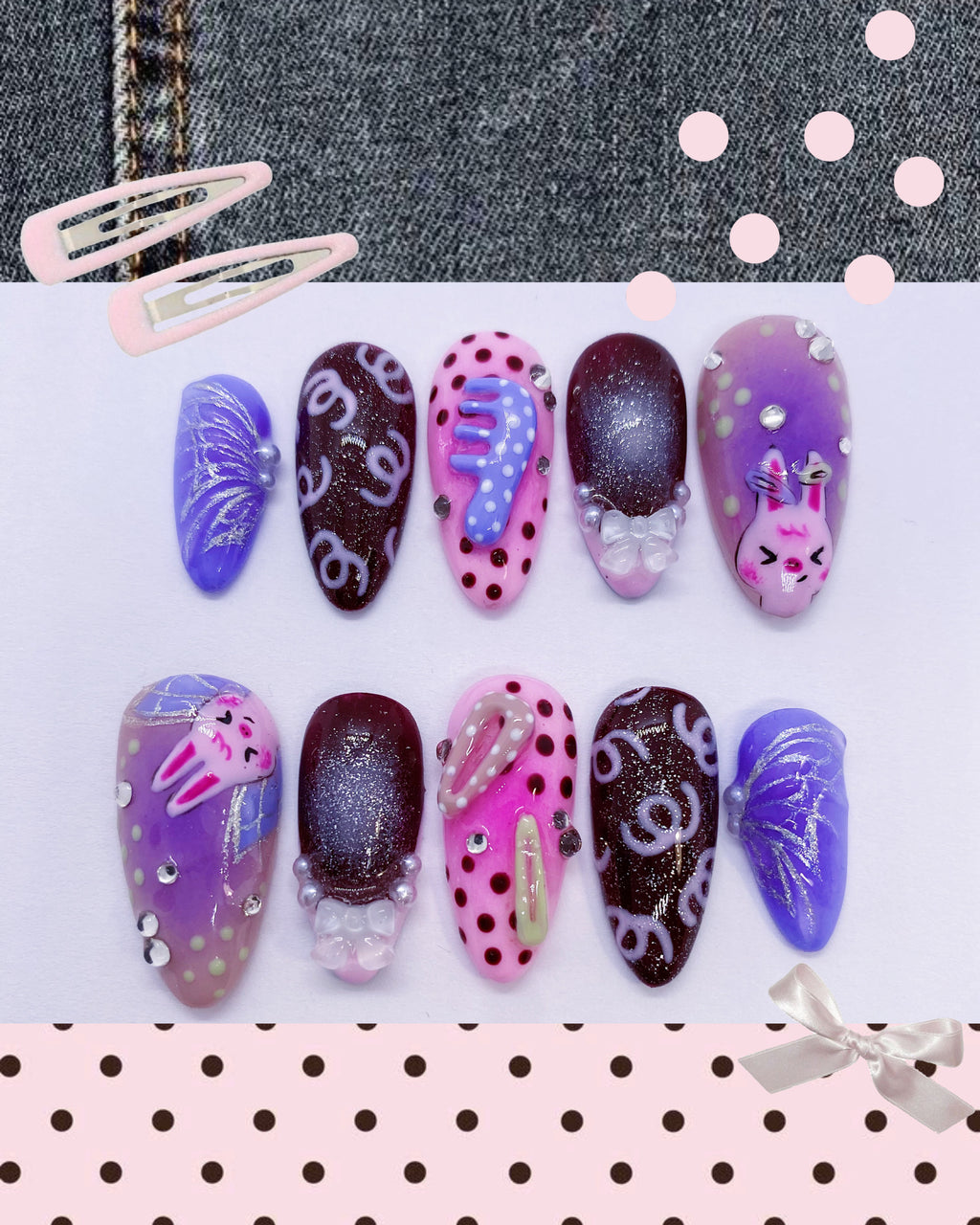 SKZ Changbin press on nails