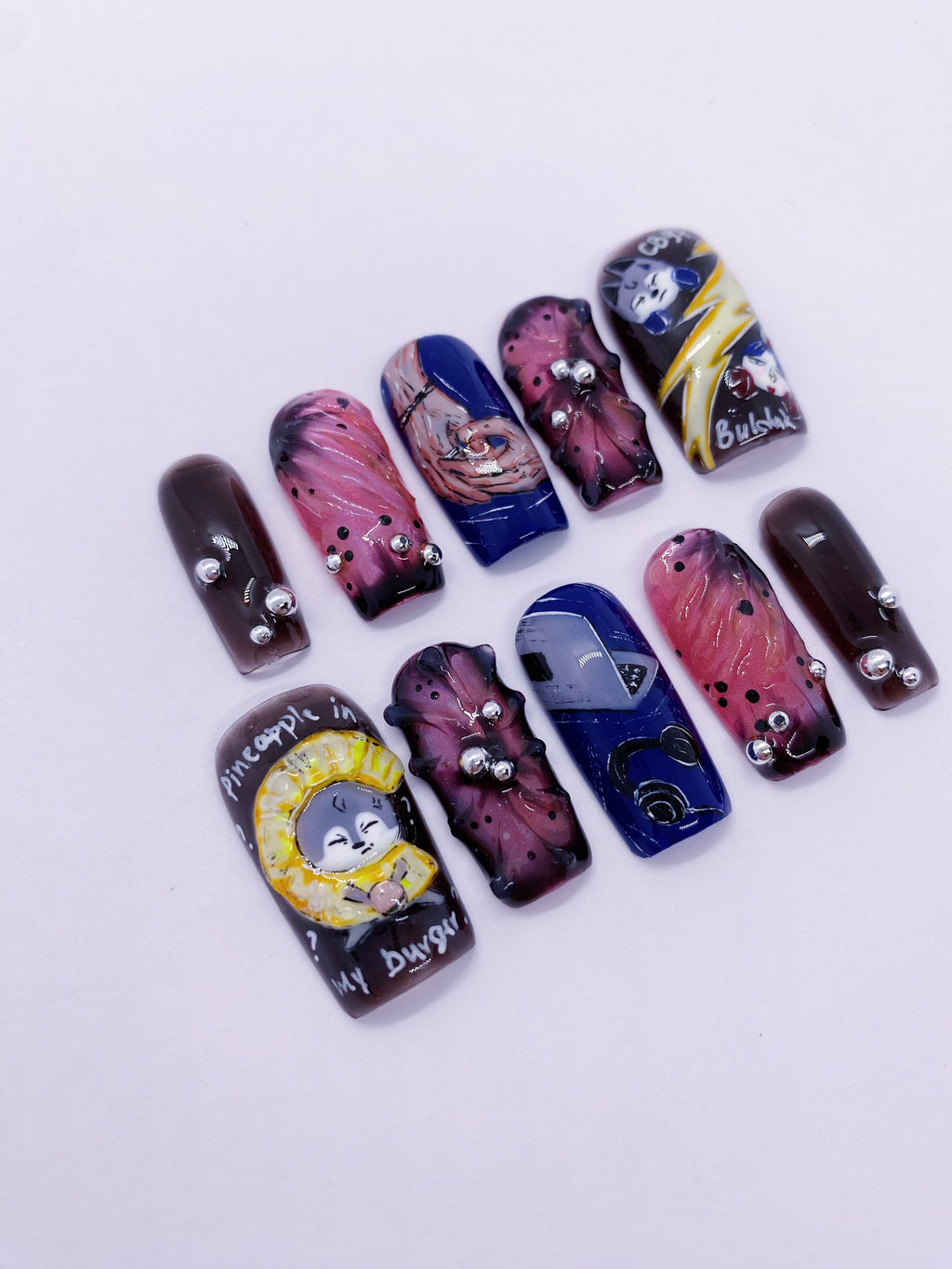 SKZ Bang Chan press on nails