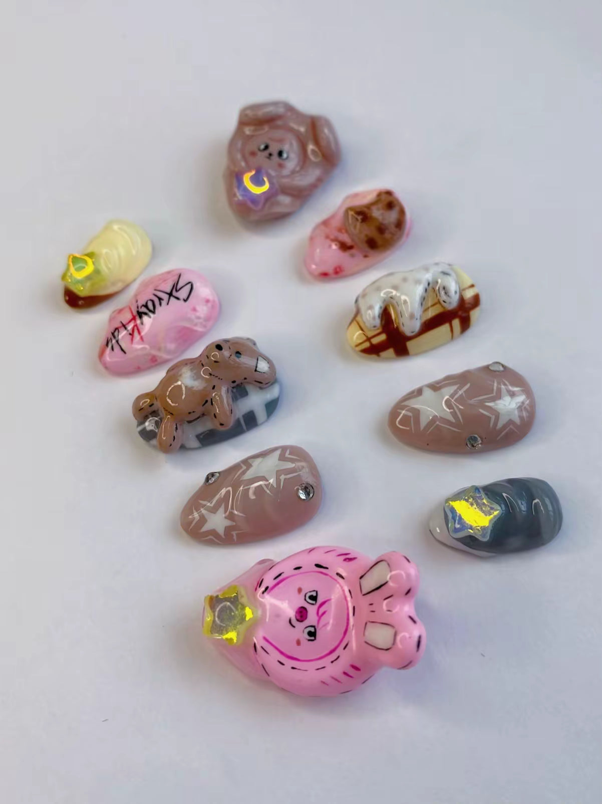 SKZoo Winter Edition press on nails(Ready to claim)
