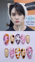 SKZ Lee Know press on nails