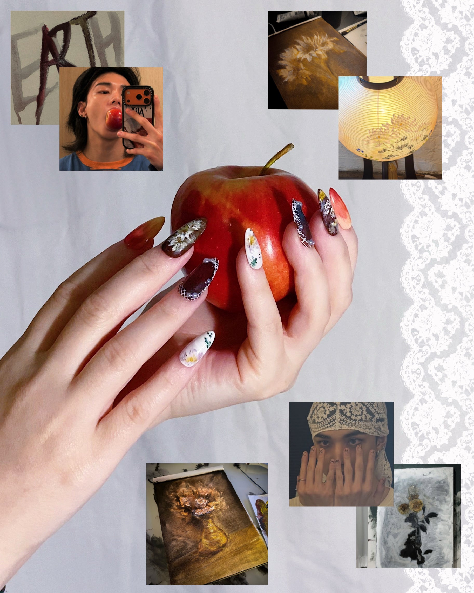 SKZ Hyunjin press on nails