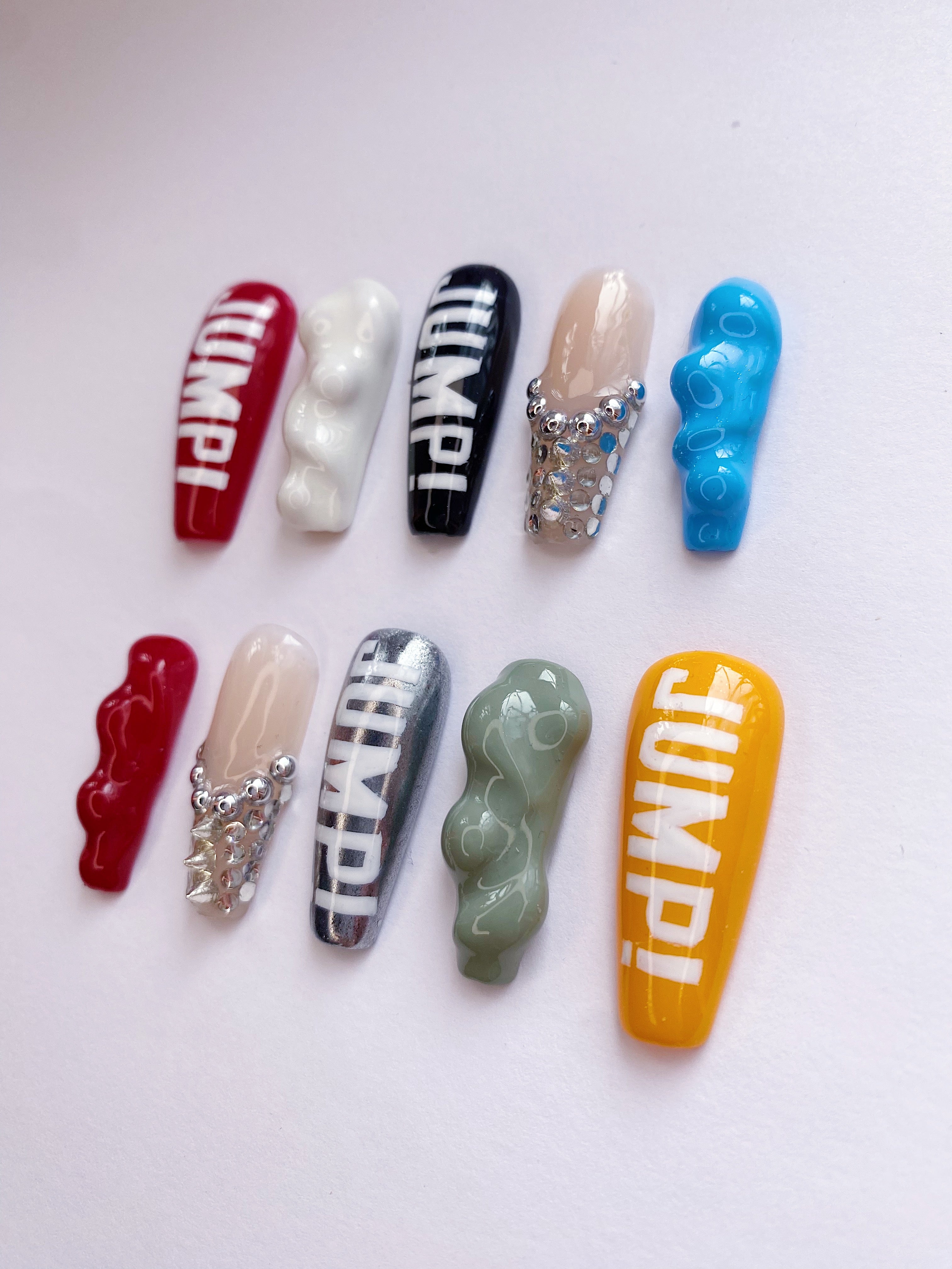 Blackpink JUMP press on nails