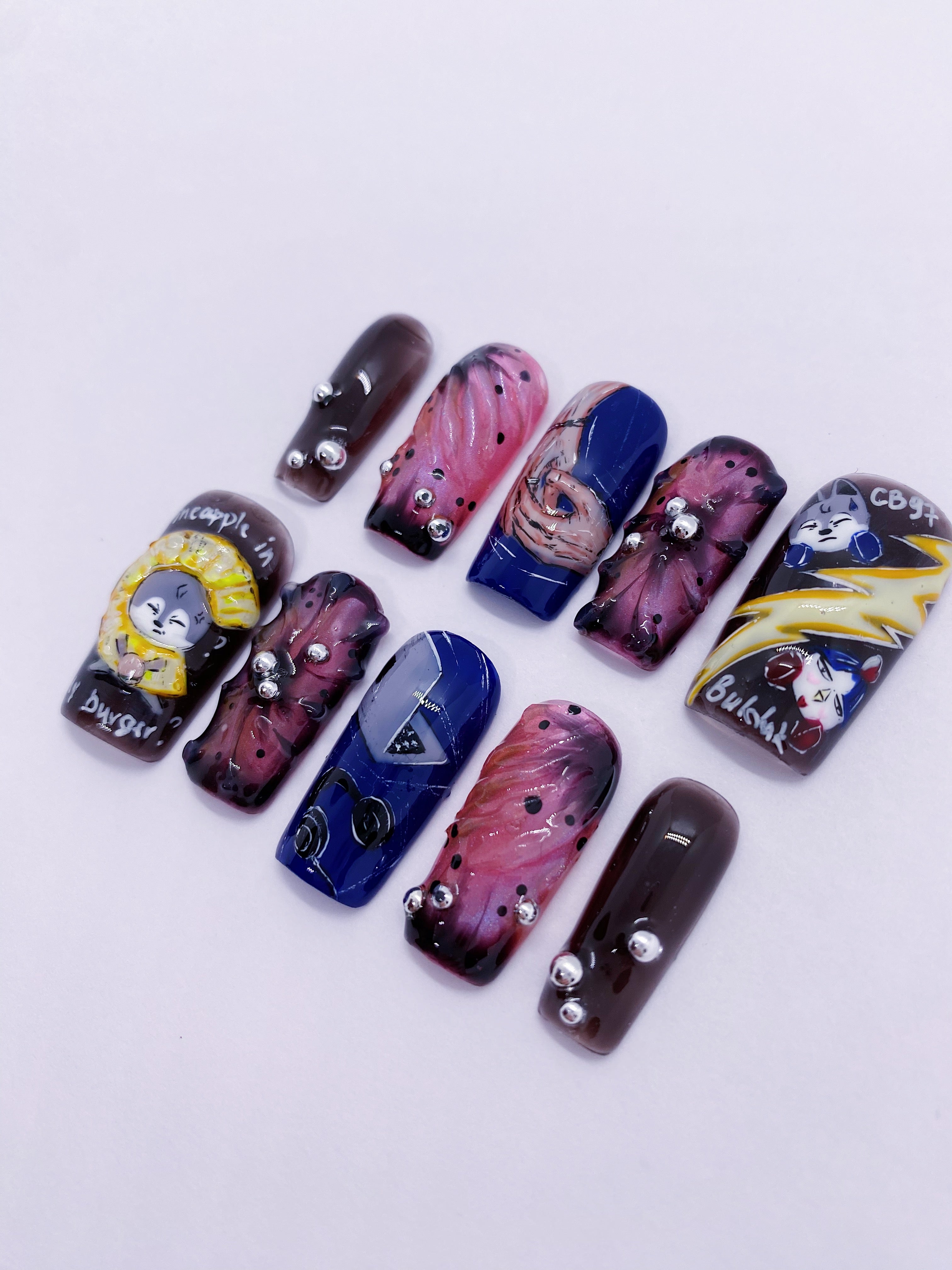 SKZ Bang Chan press on nails