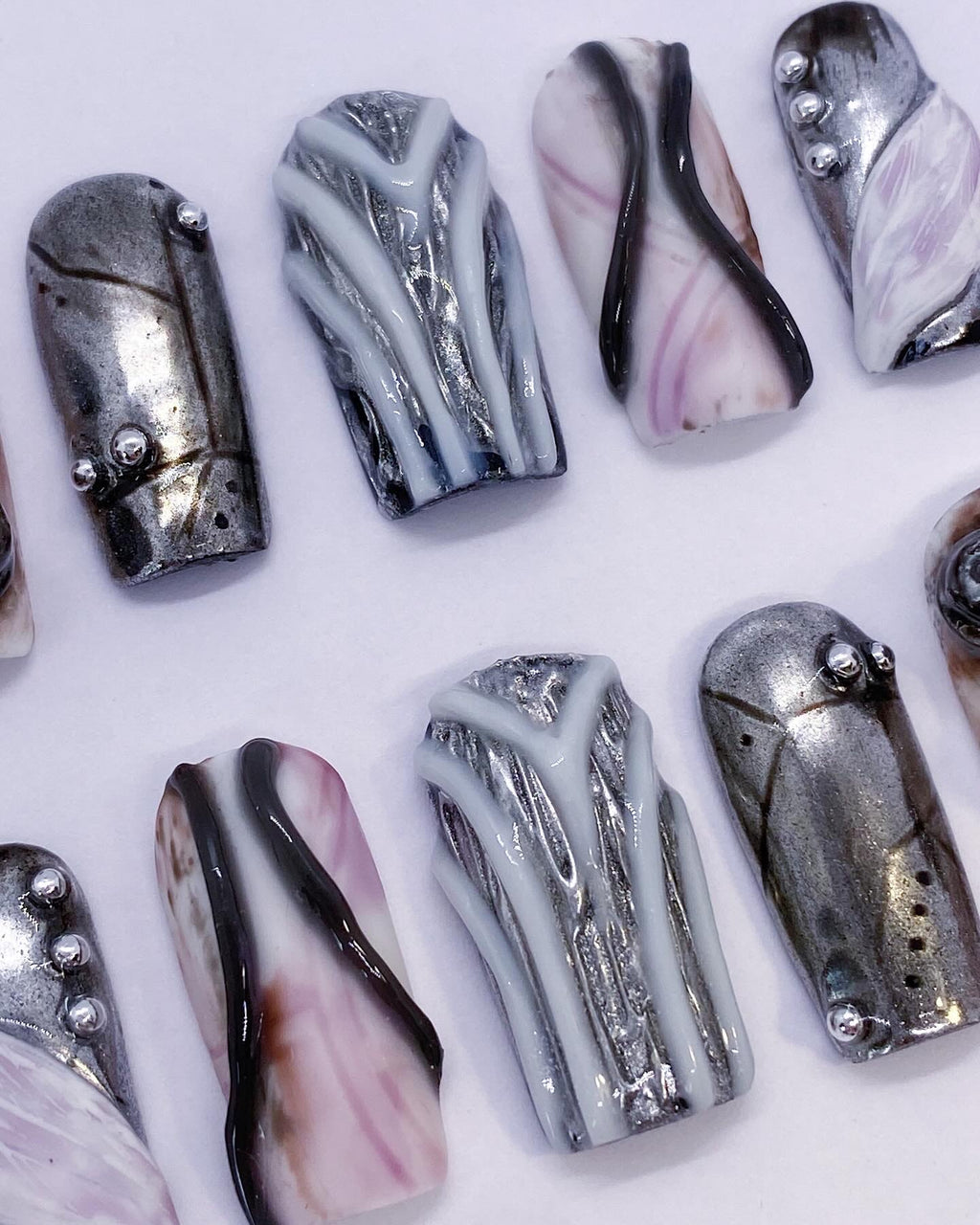 LISA Bad Angel press on nails(Ready to claim)