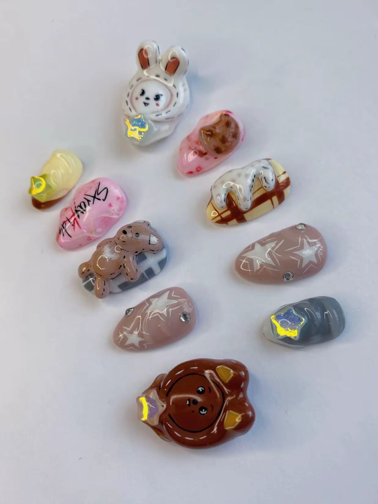 SKZoo Winter Edition press on nails(Ready to claim)