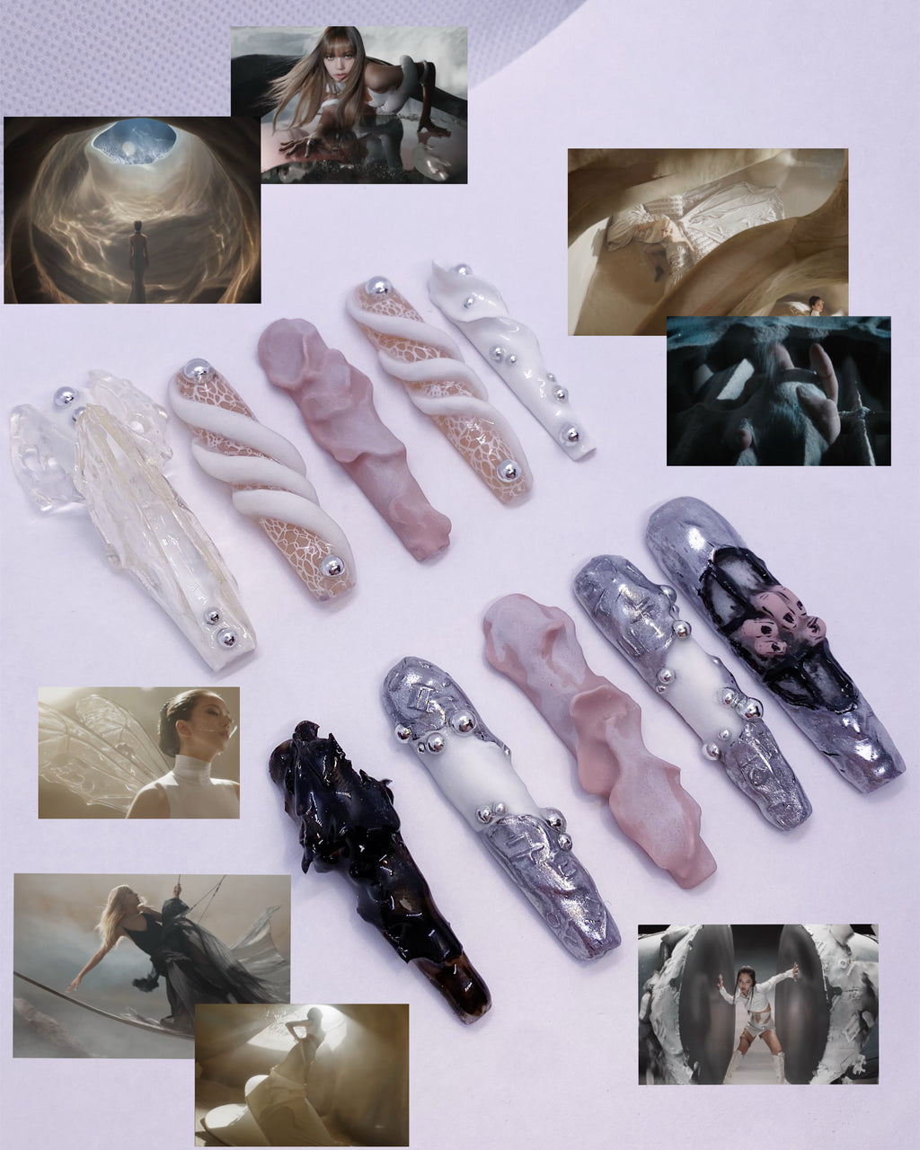 Blackpink GO press on nails