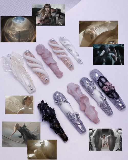 Blackpink GO press on nails