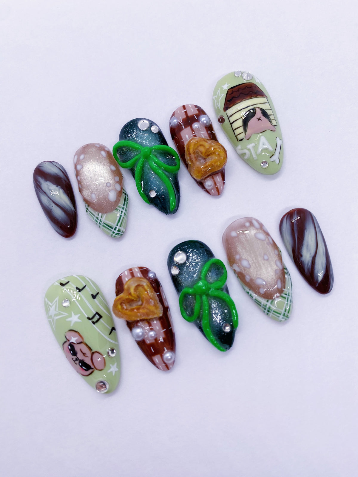 SKZ Seungmin press on nails