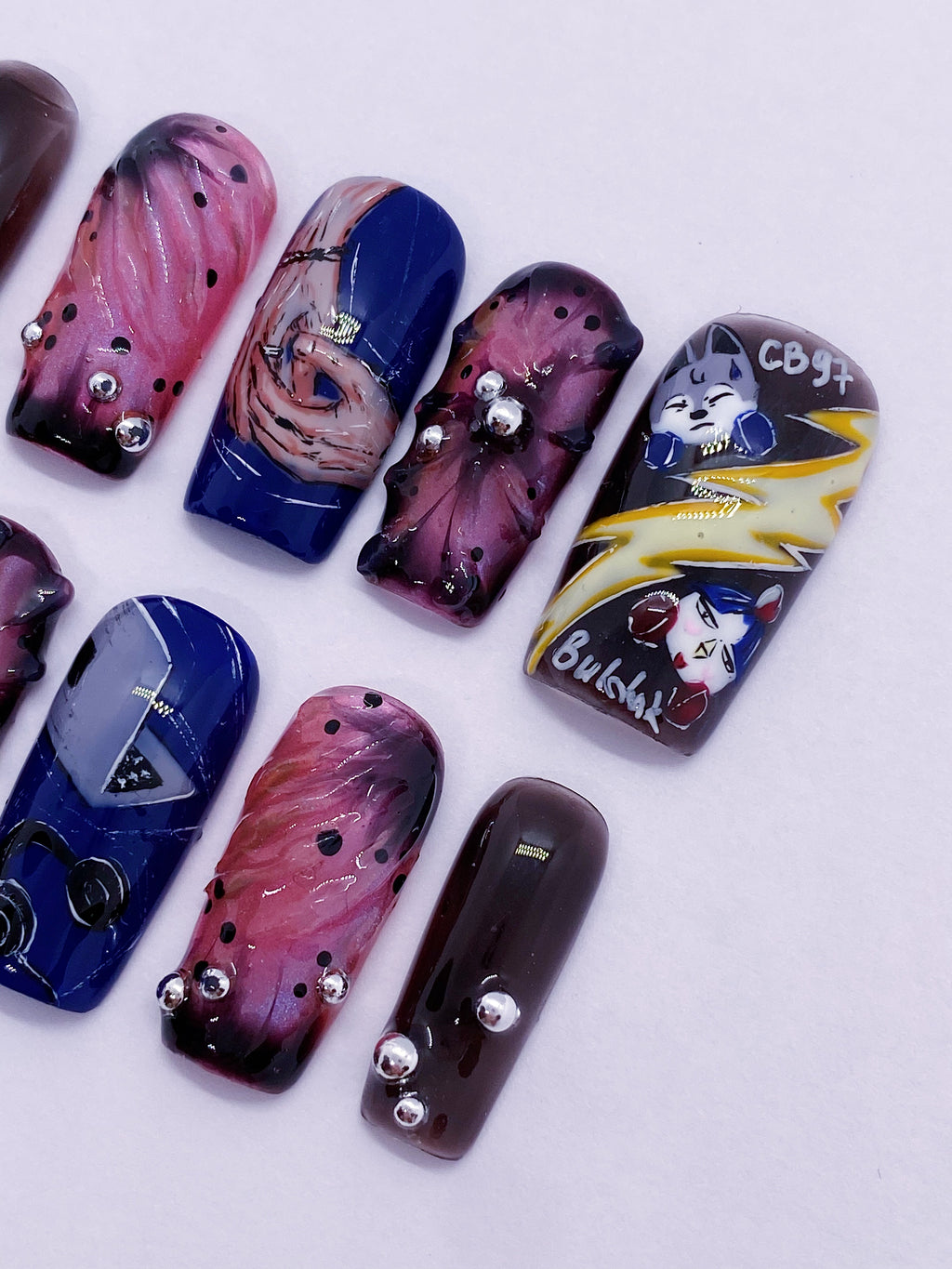 SKZ Bang Chan press on nails