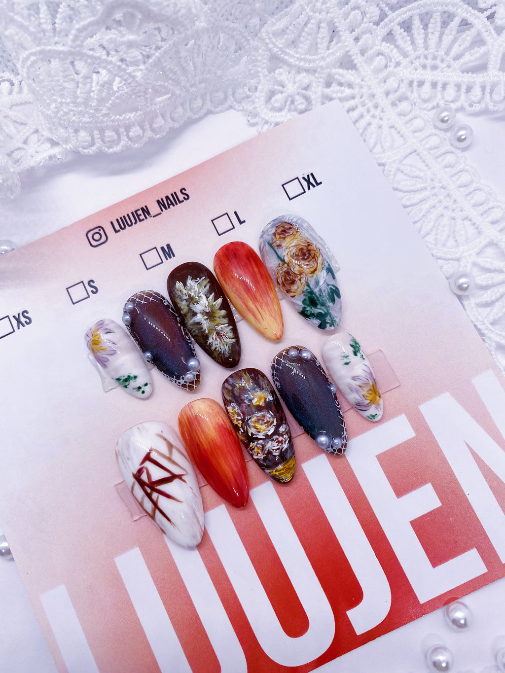 SKZ Hyunjin press on nails