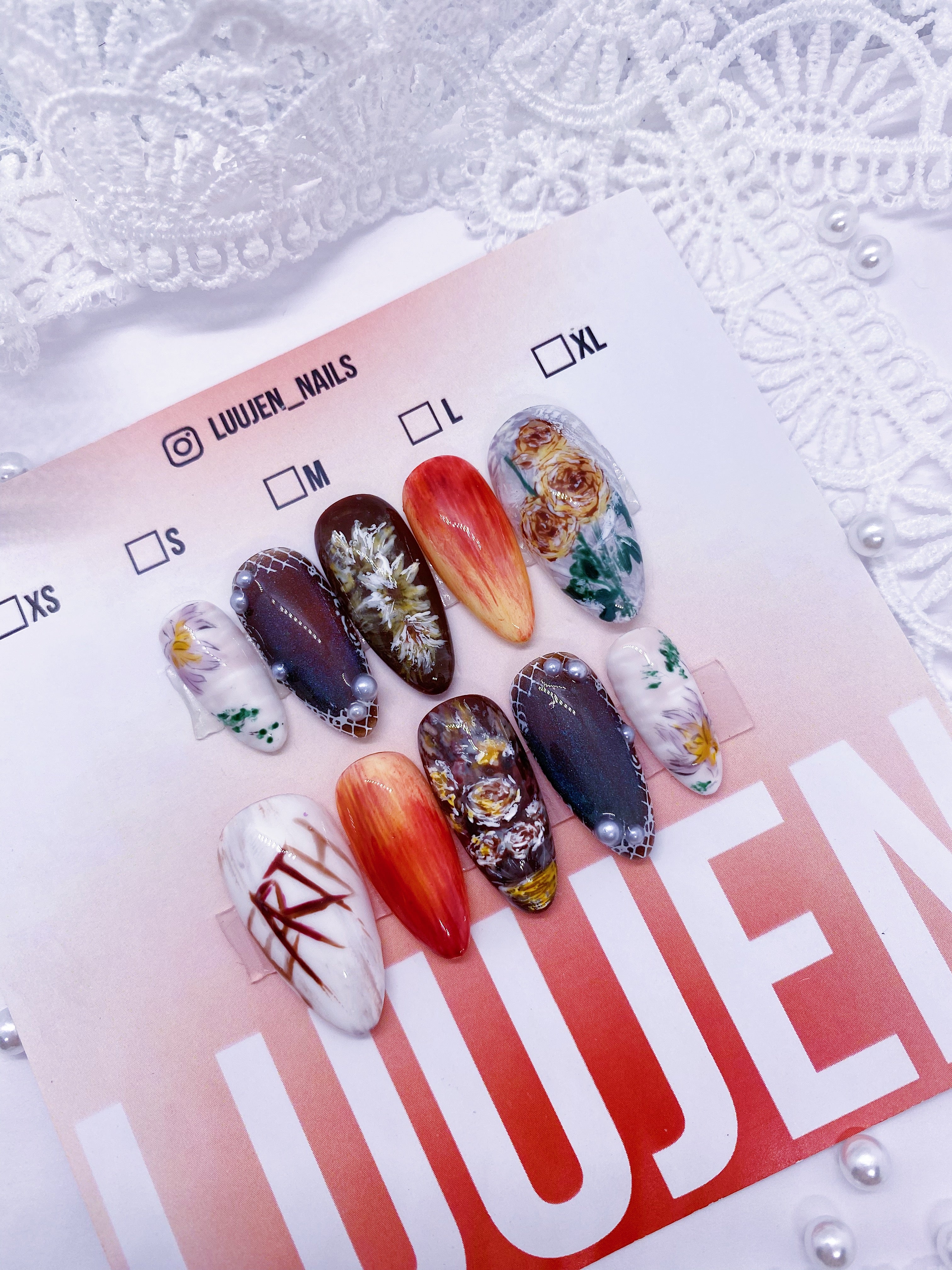 SKZ Hyunjin press on nails