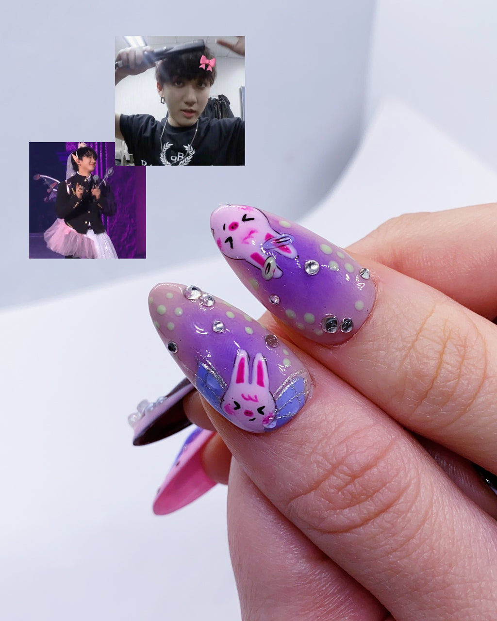 SKZ Changbin press on nails