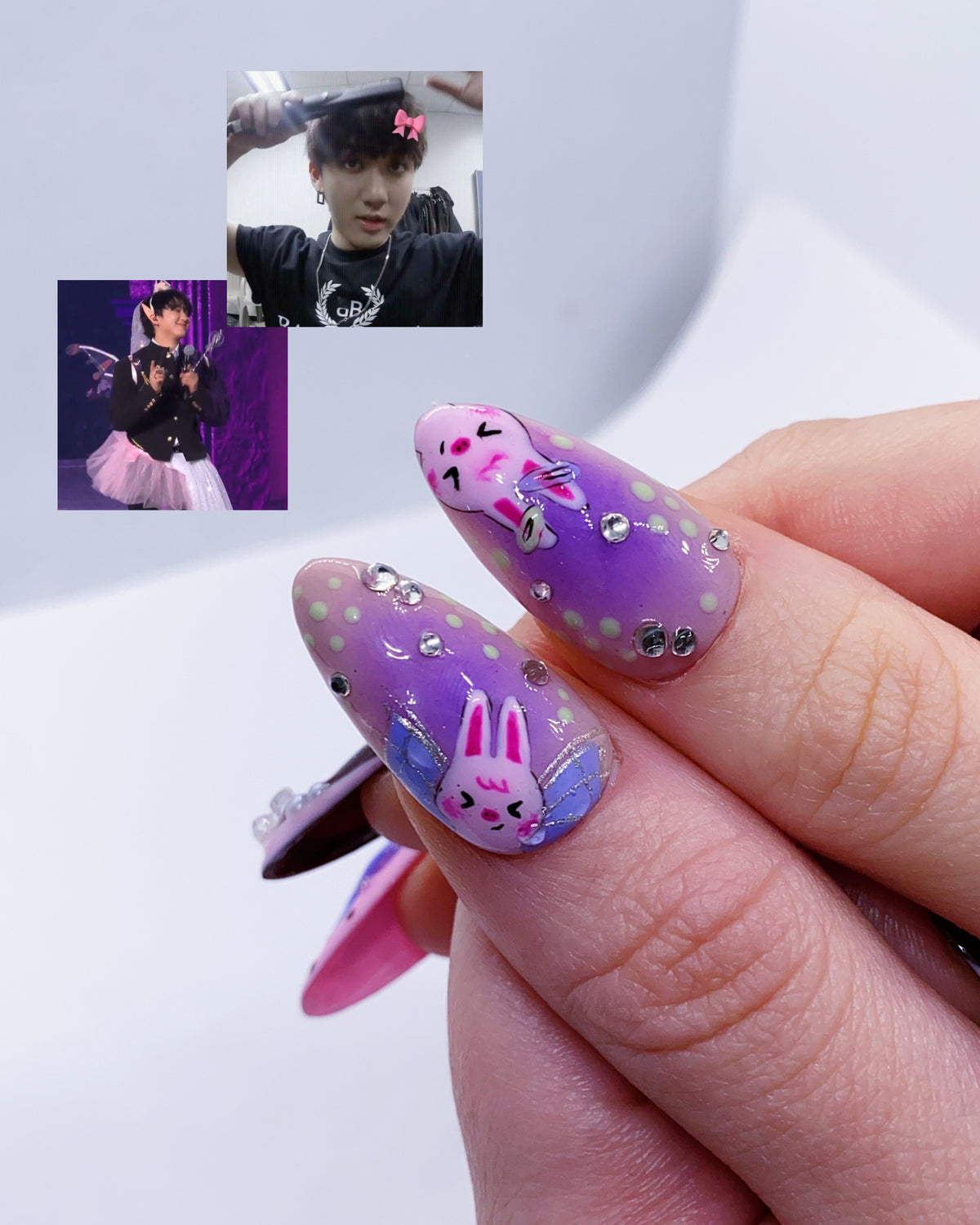 SKZ Changbin press on nails