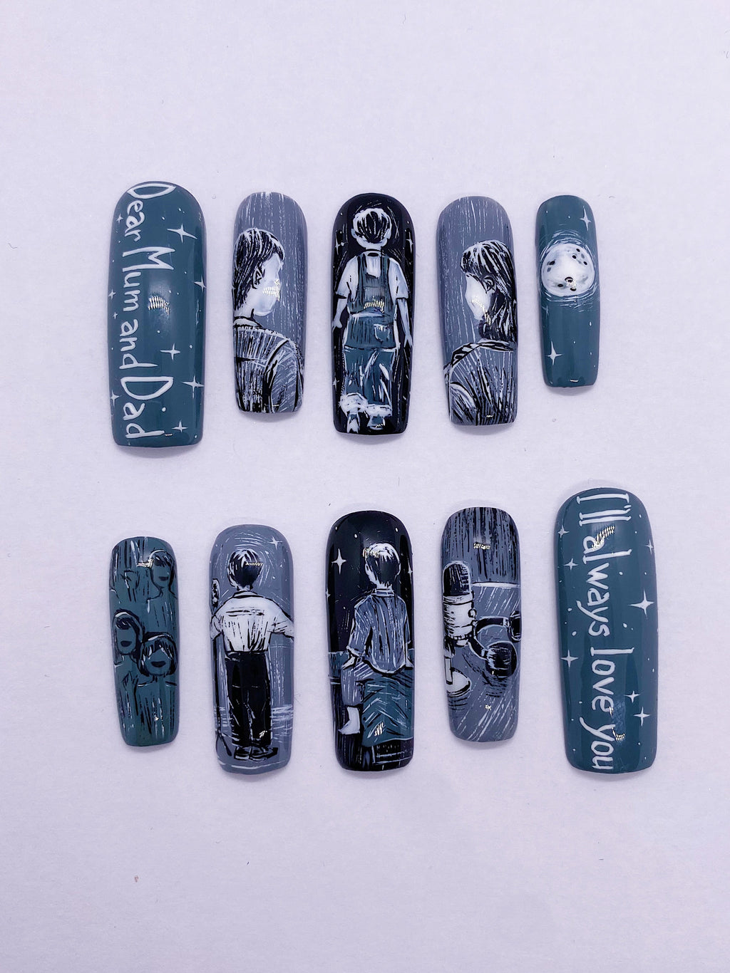 Seungmin Goodbye press on nails