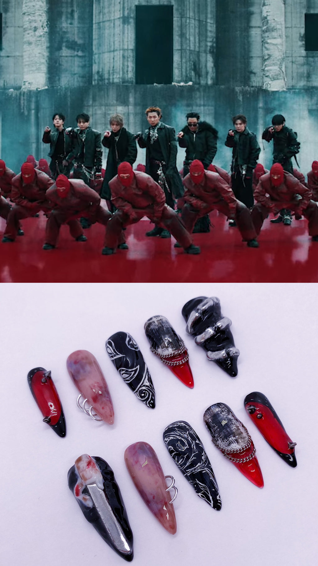 BTS Hooligan press on nails(Ready to claim)