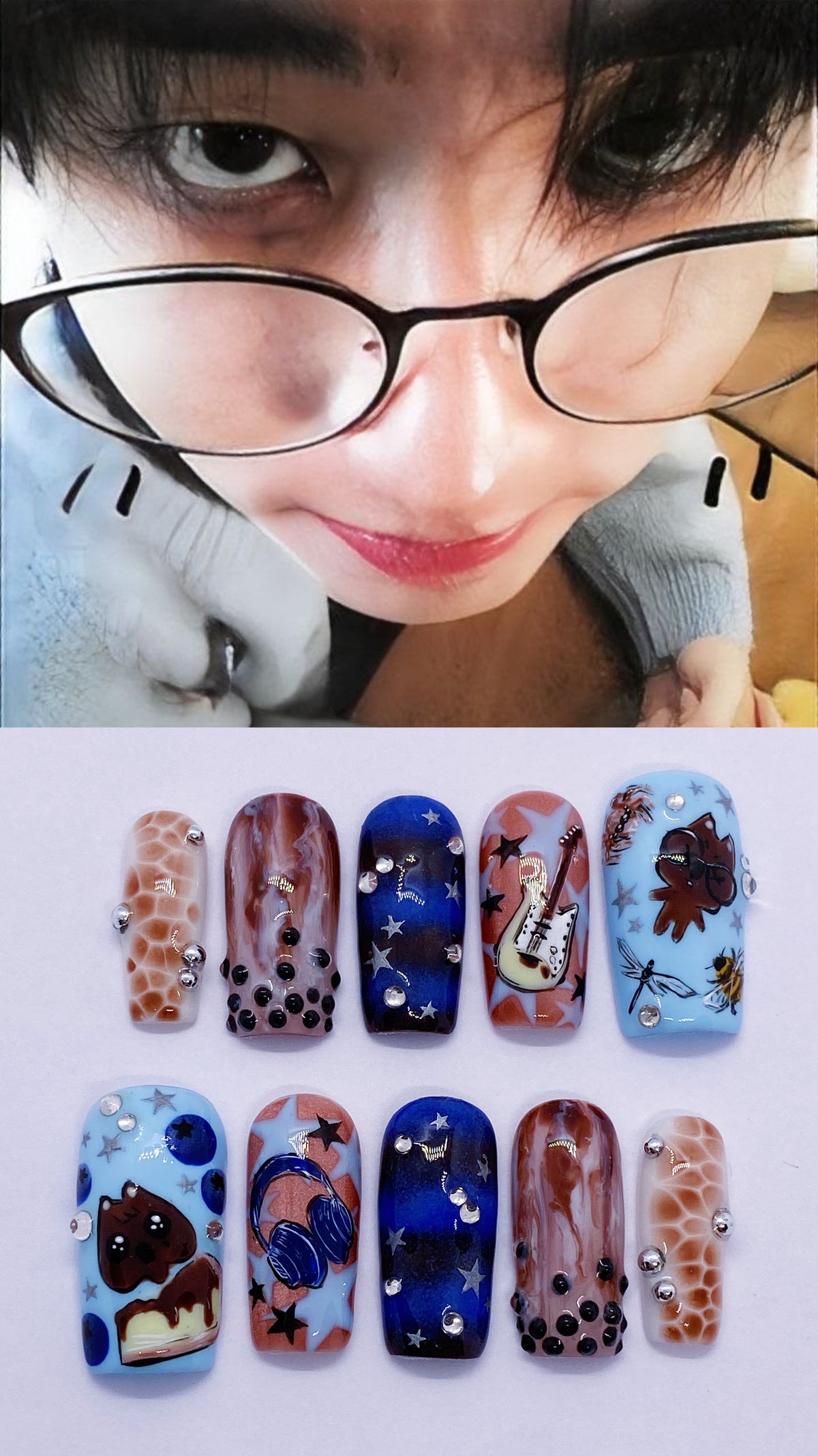 SKZ Han Jisung press on nails
