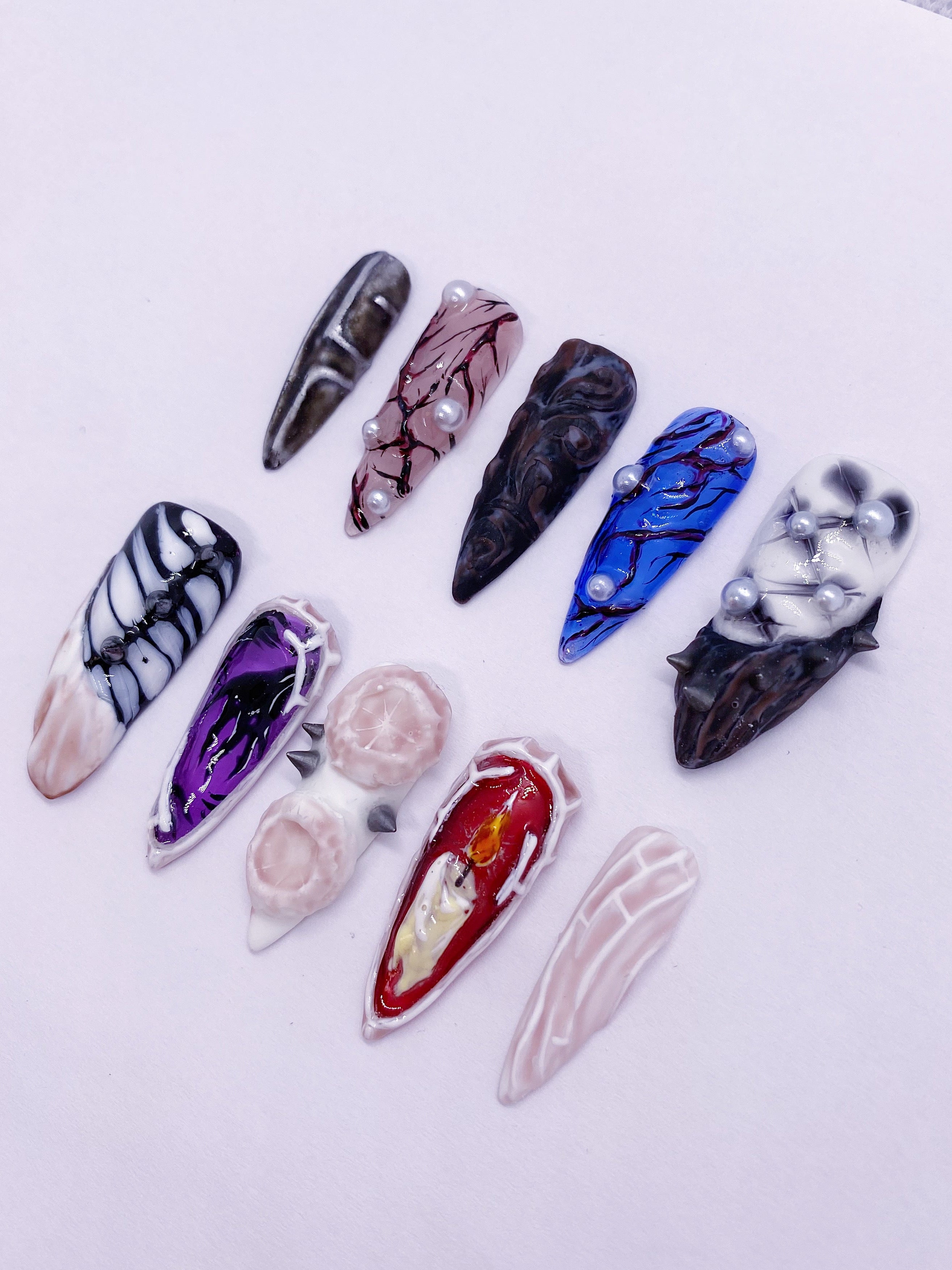 Babymonster Sheesh press on nails