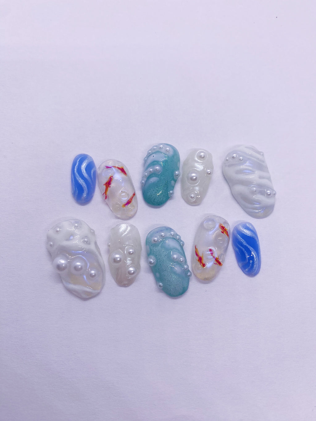 SKZ Lose my breath press on nails