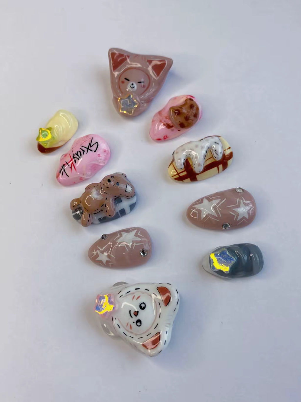 SKZoo Winter Edition press on nails(Ready to claim)