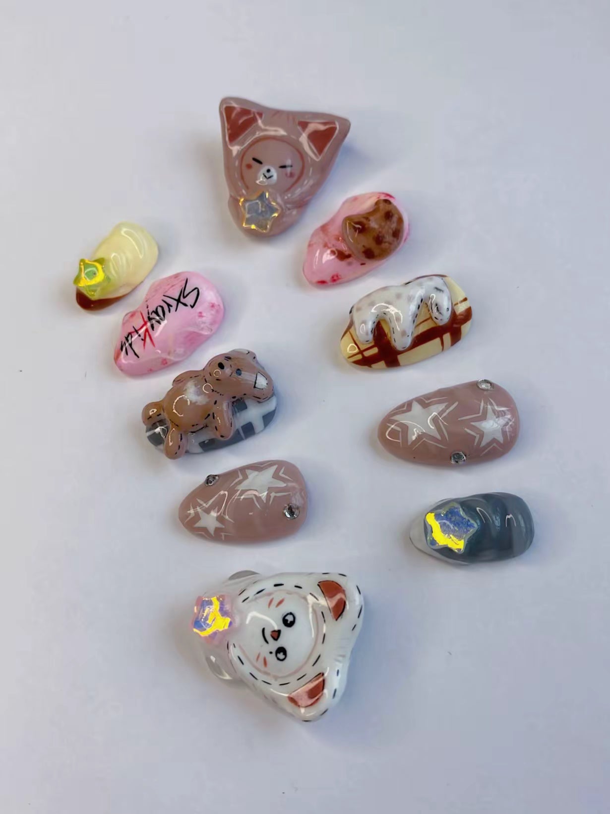 SKZoo Winter Edition press on nails(Ready to claim)