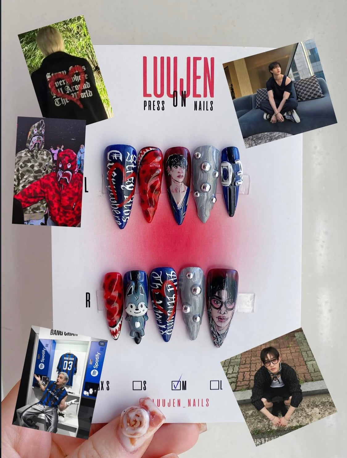 Custom nails WITH YOUR BIAS