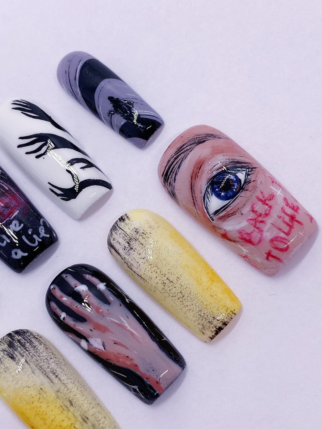HAN back to life press on nails