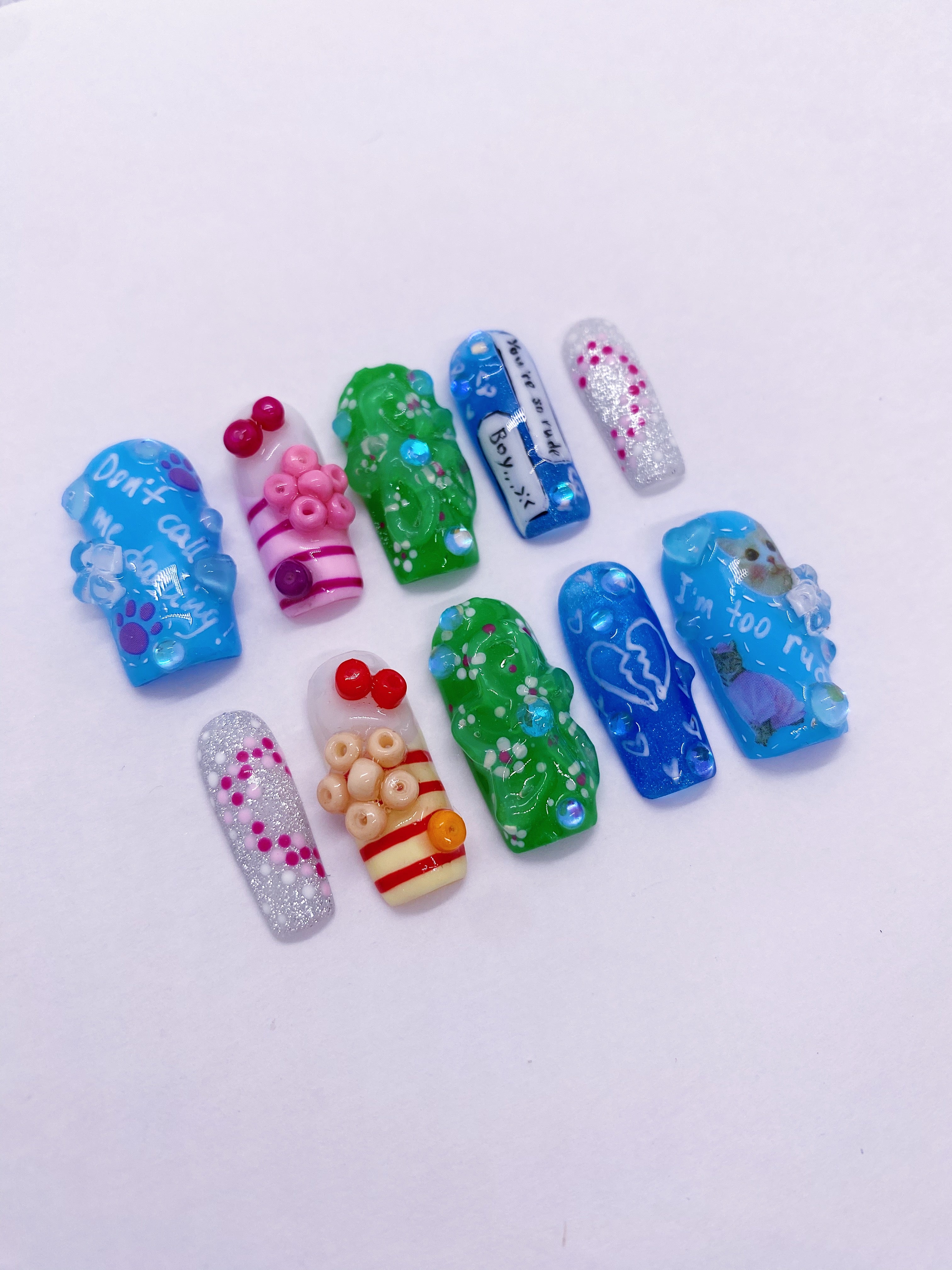 H2H Rude! Press on nails