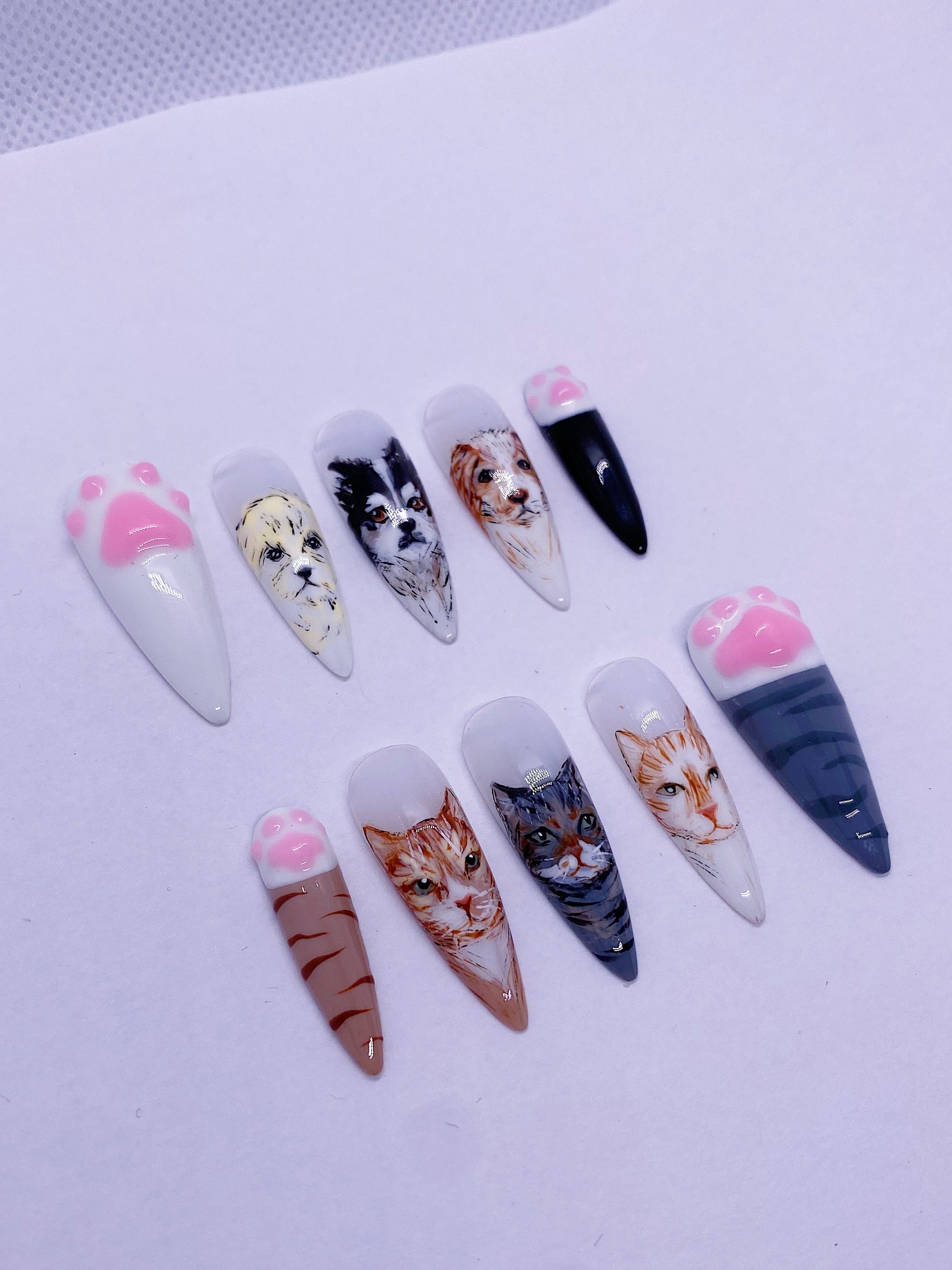 SKZ Petracha press on nails