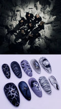 SKZ Run It press on nails