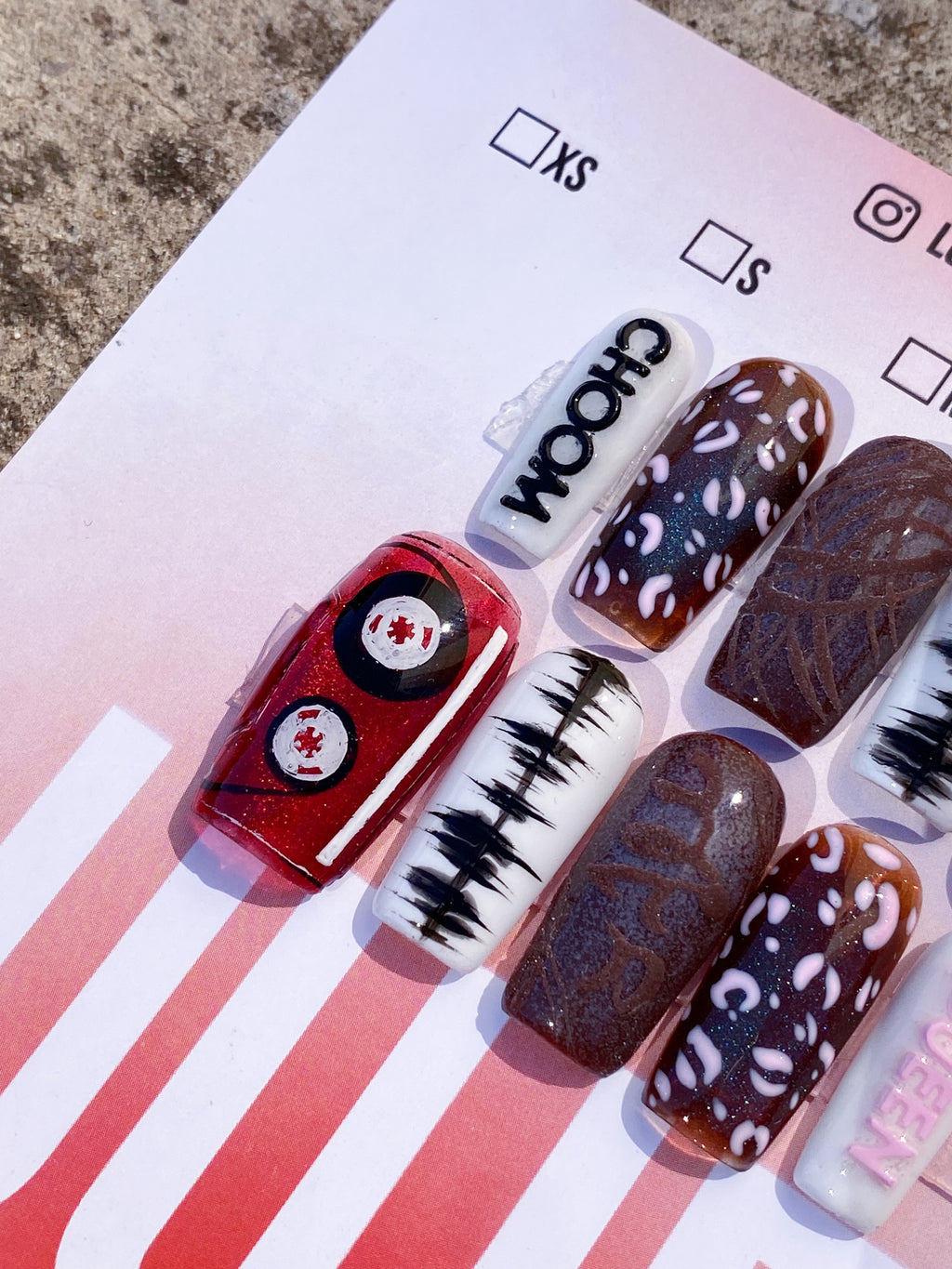 Babymonster CHOOM press on nails