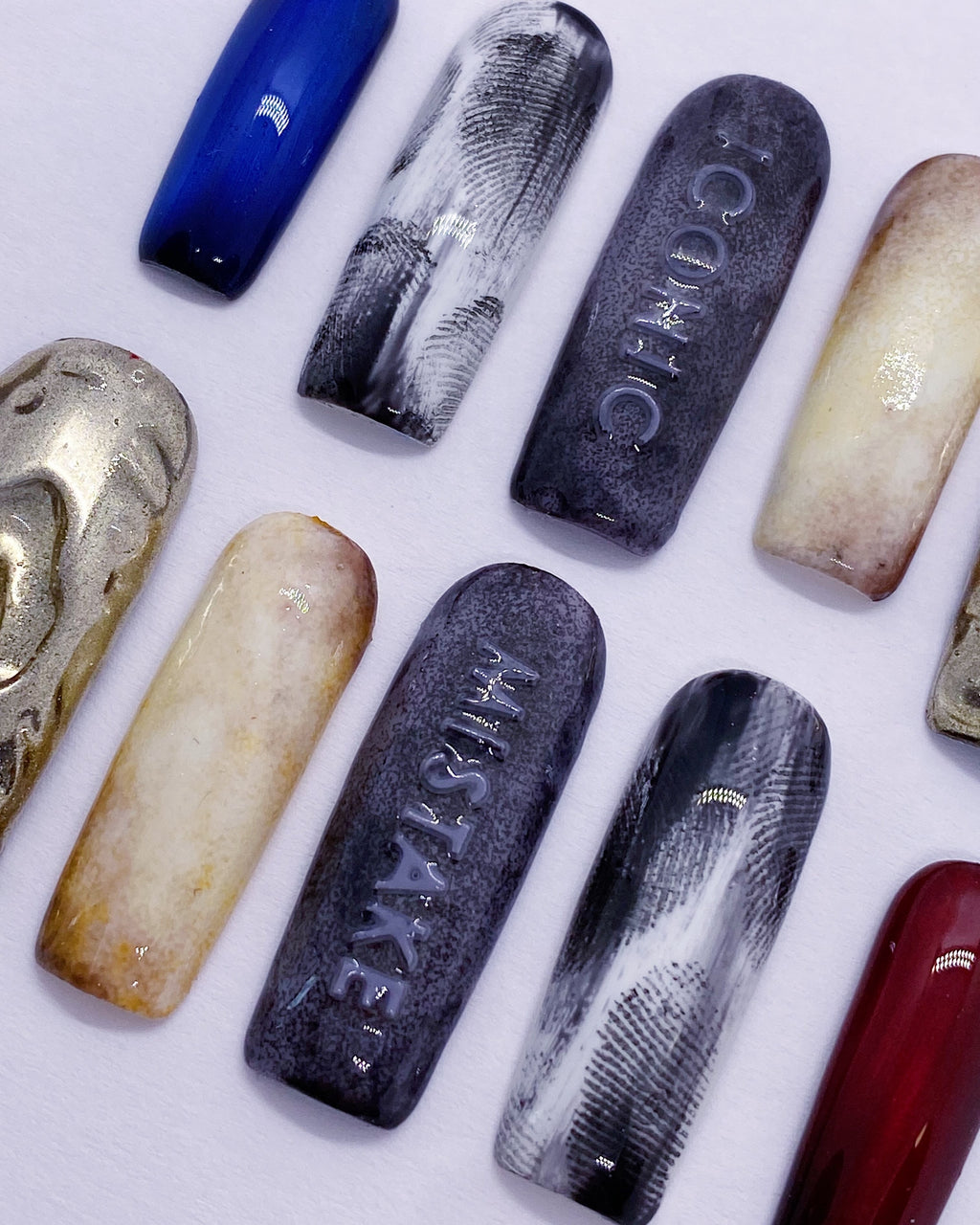 ICONIC BY MISTAKE press on nails (KATSEYE, LE SSERAFIM, ILLIT)