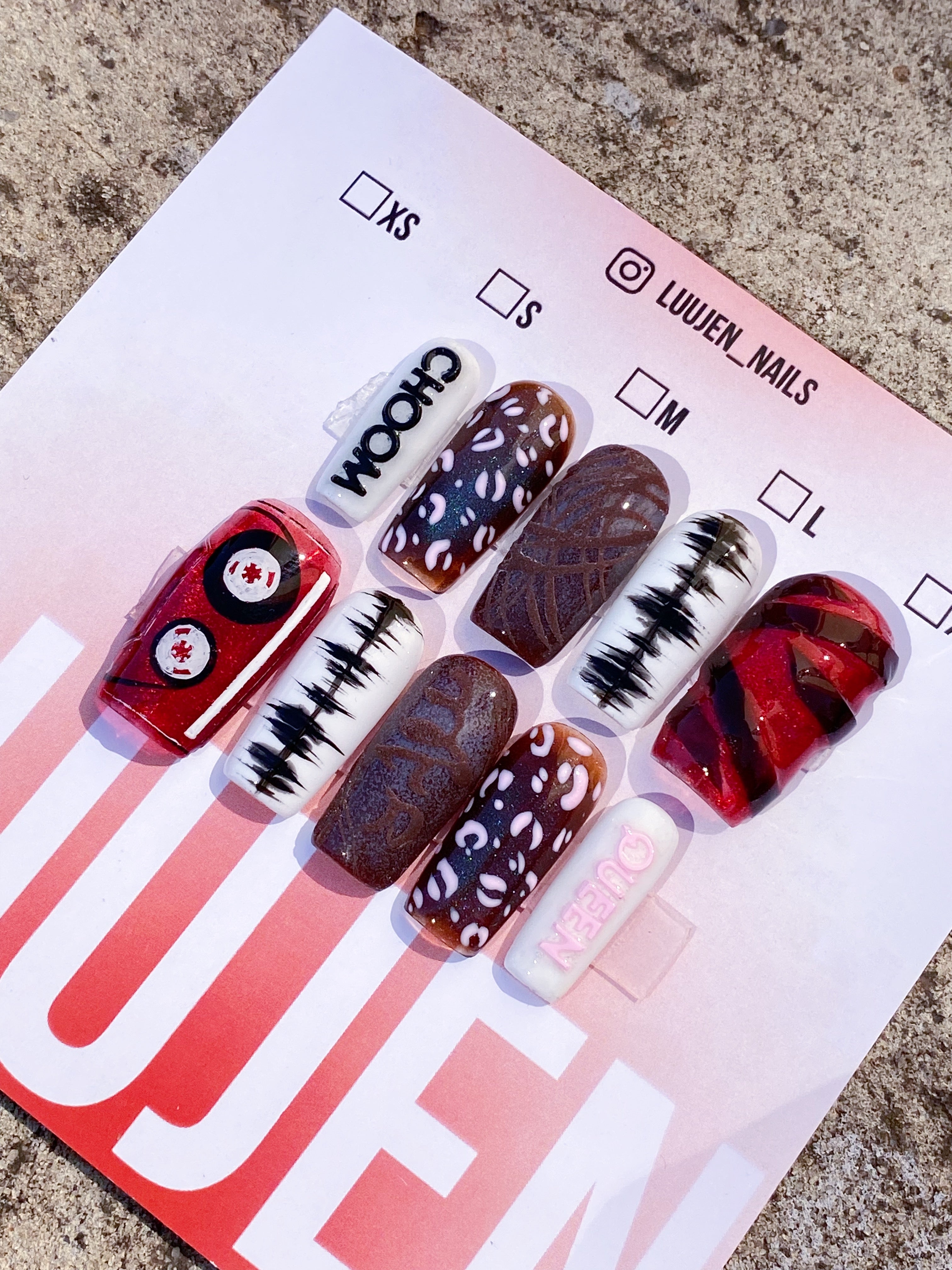 Babymonster CHOOM press on nails