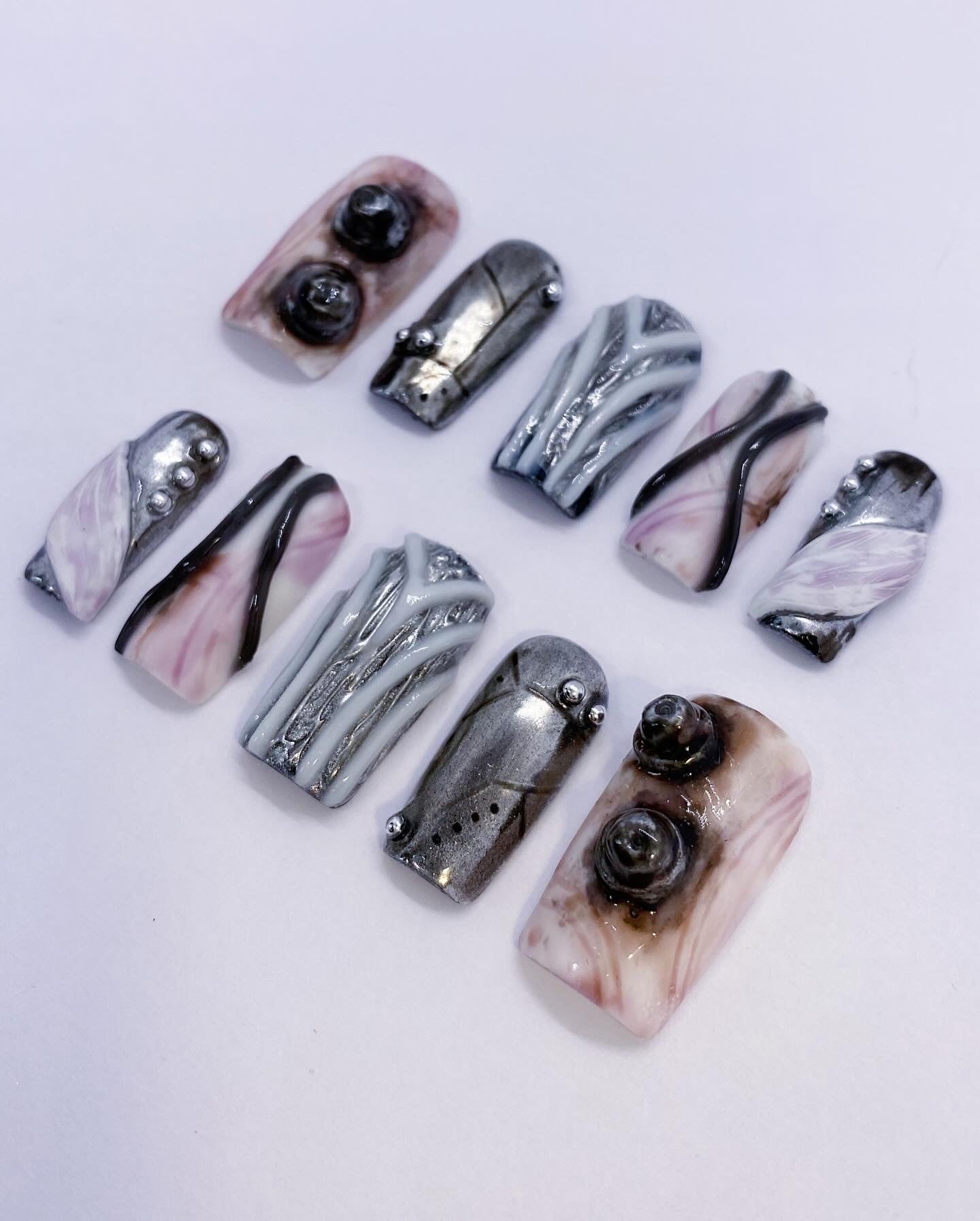 LISA Bad Angel press on nails(Ready to claim)