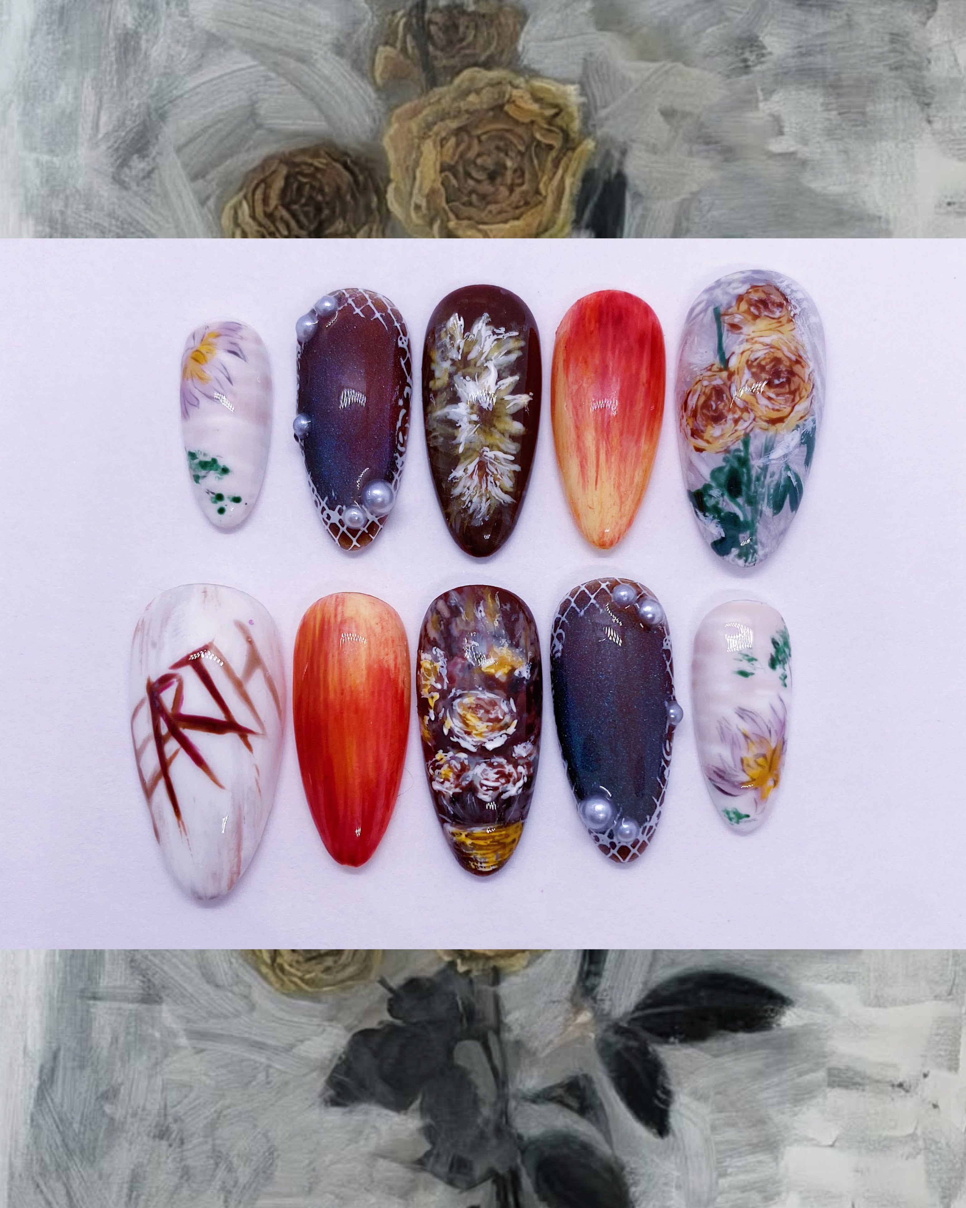 SKZ Hyunjin press on nails