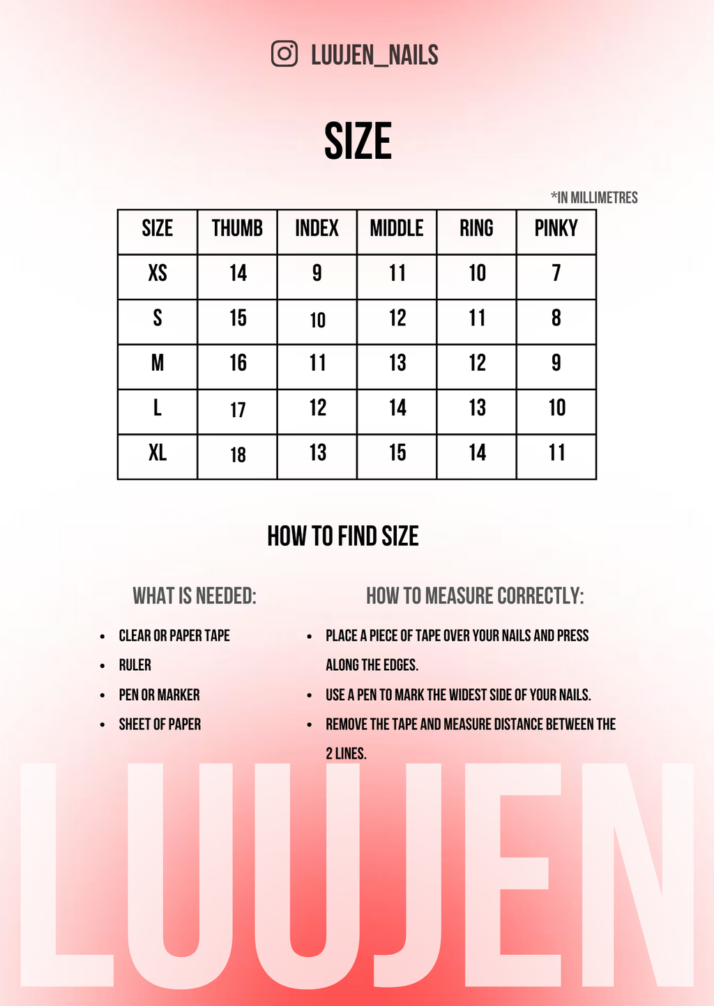 Babymonster Psycho press on nails