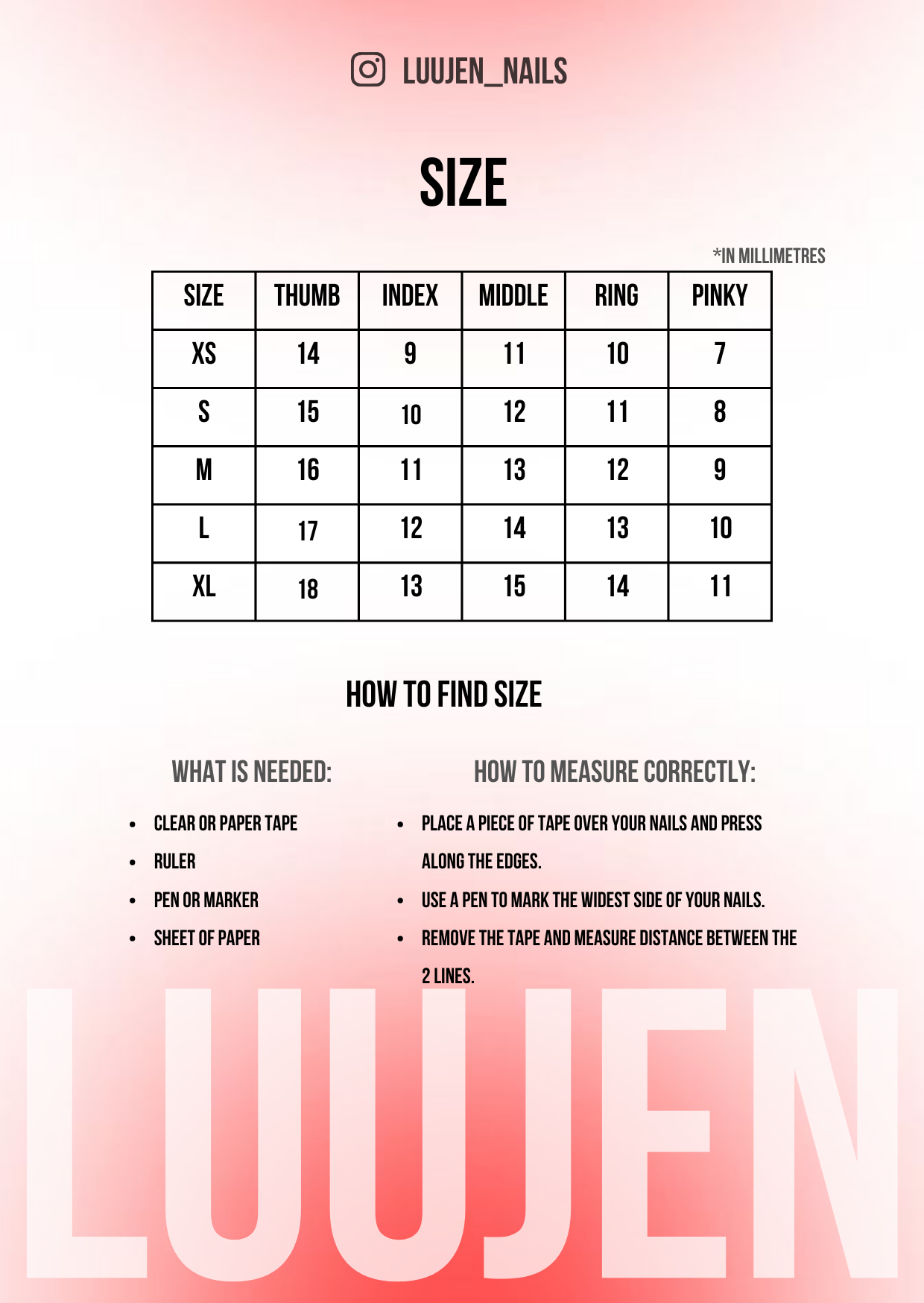 Custom nails SHORT-MEDIUM