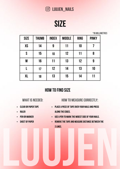 Custom nails LONG-EXTRALONG